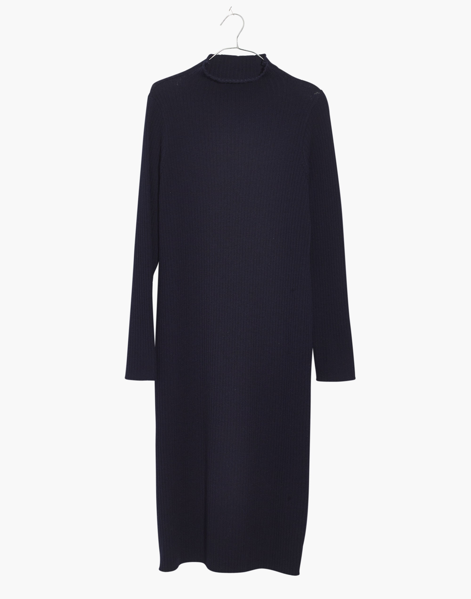 Mockneck Midi Sweater-Dress