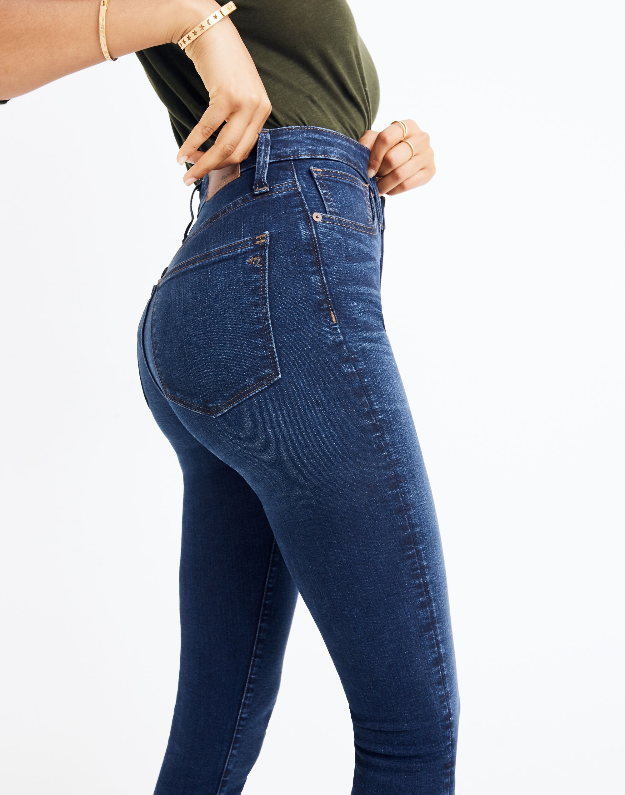 Curvy High-Rise Skinny Jeans in Tarren Wash: THERMOLITE&reg; Edition