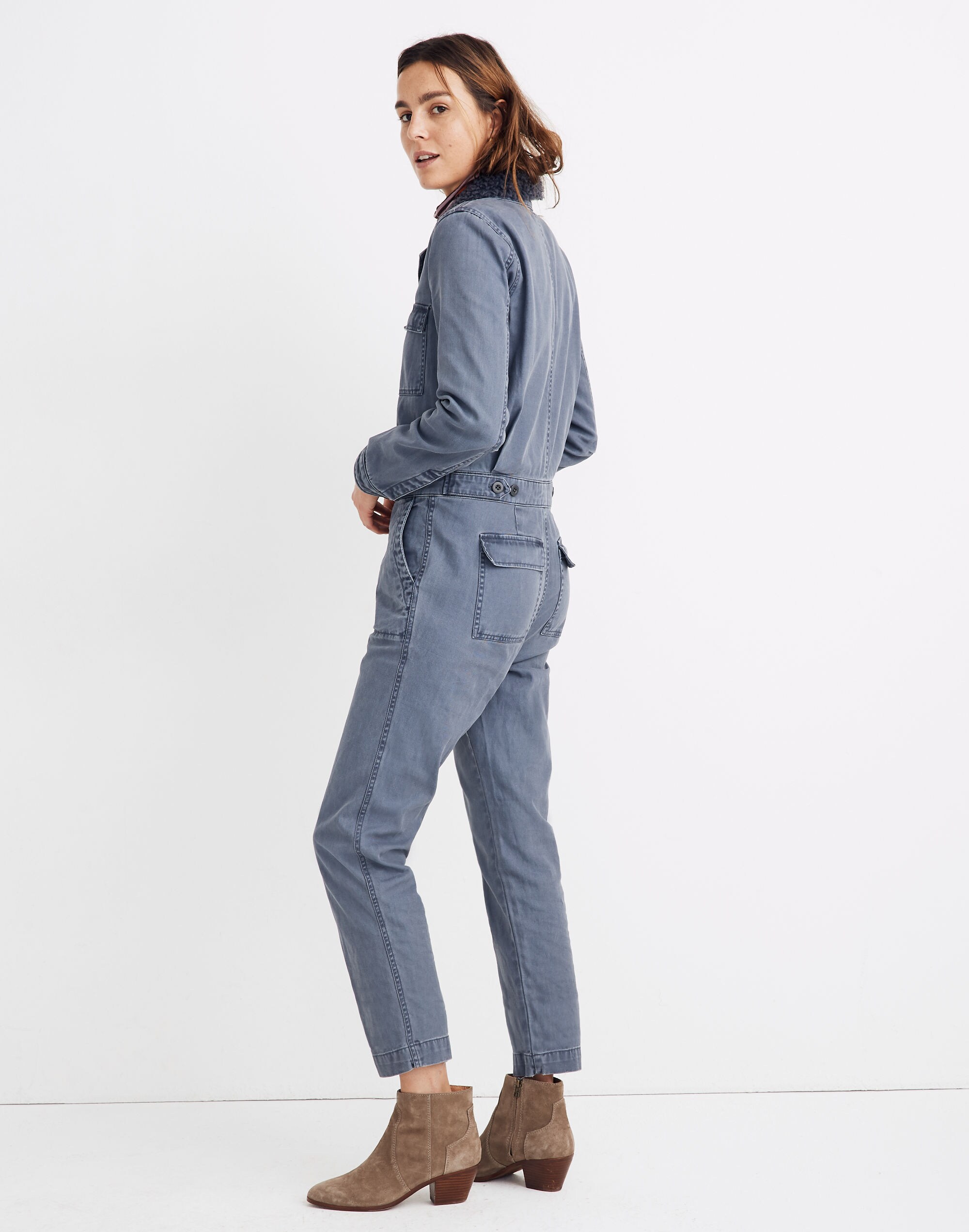 Sherpa Coverall Jumpsuit