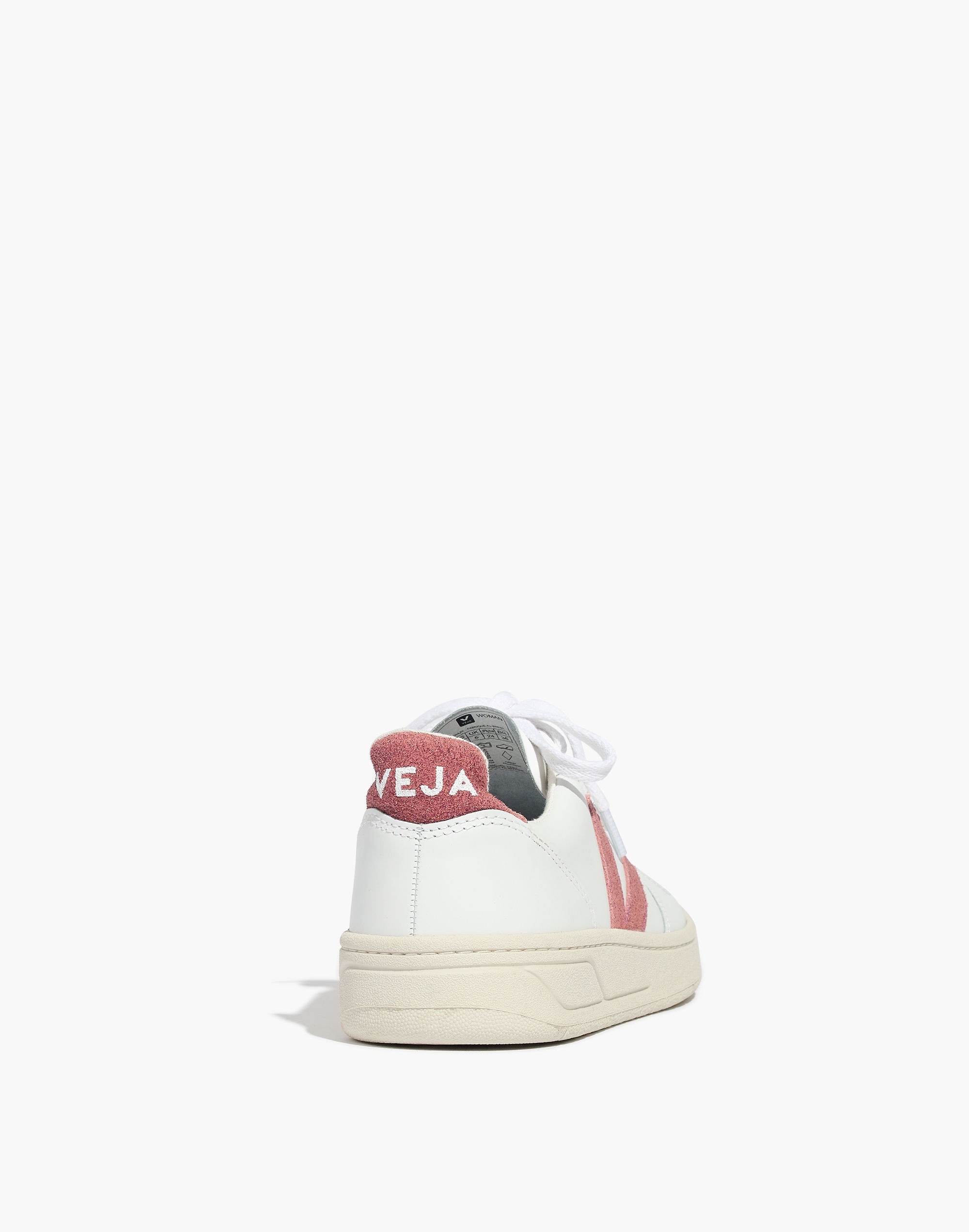 Madewell x Veja&trade; V-10 Sneakers in Pink Glitter