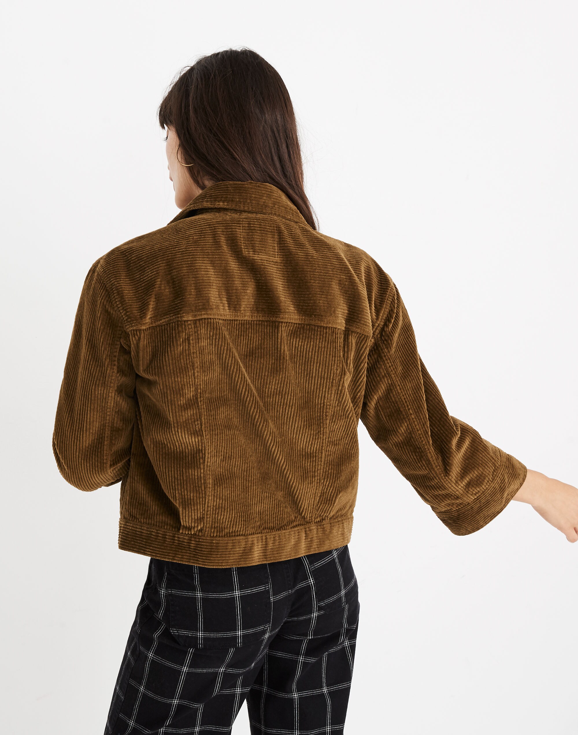 Corduroy Wide-Sleeve Jacket