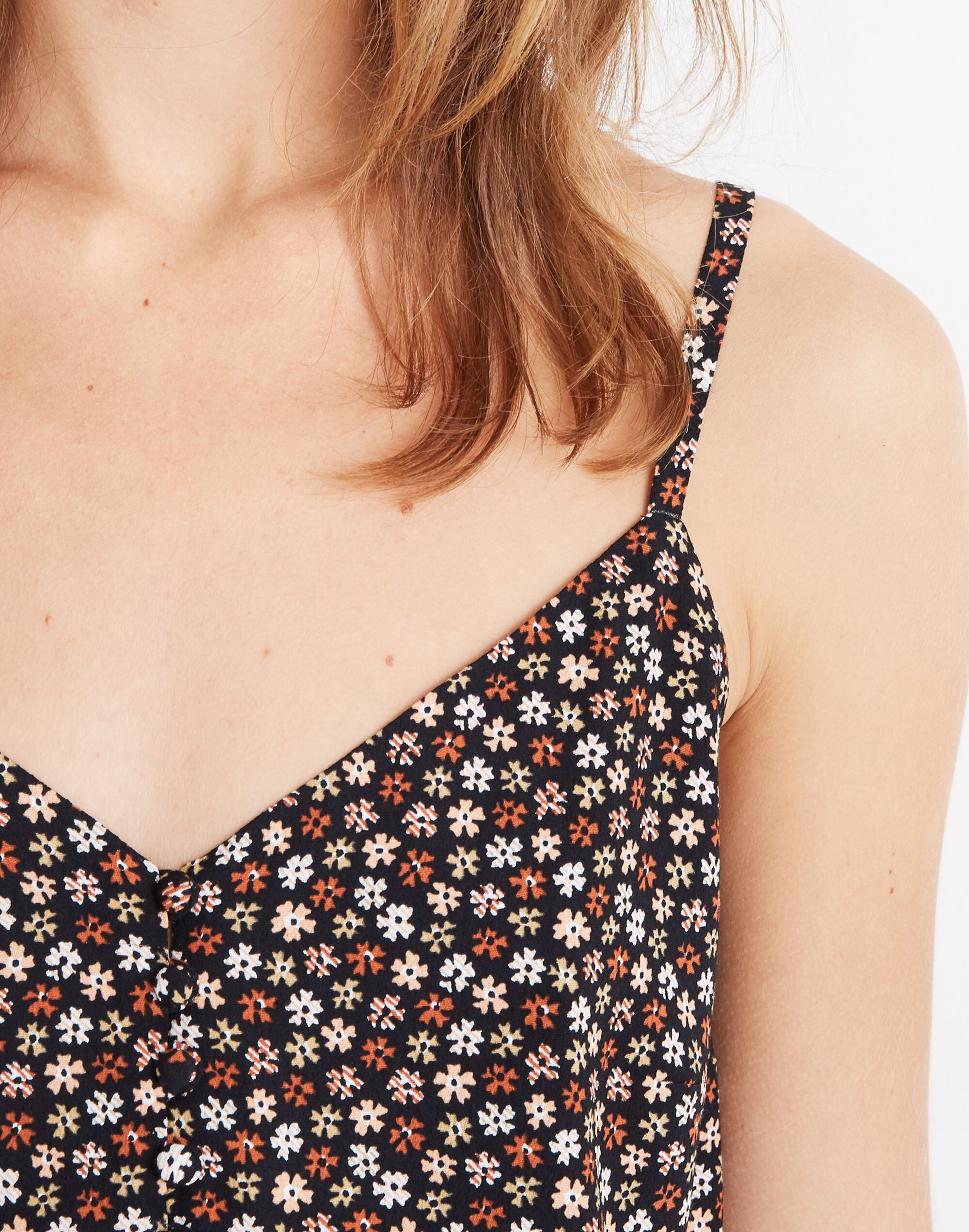 Button-Down Cami in Petite Blooms