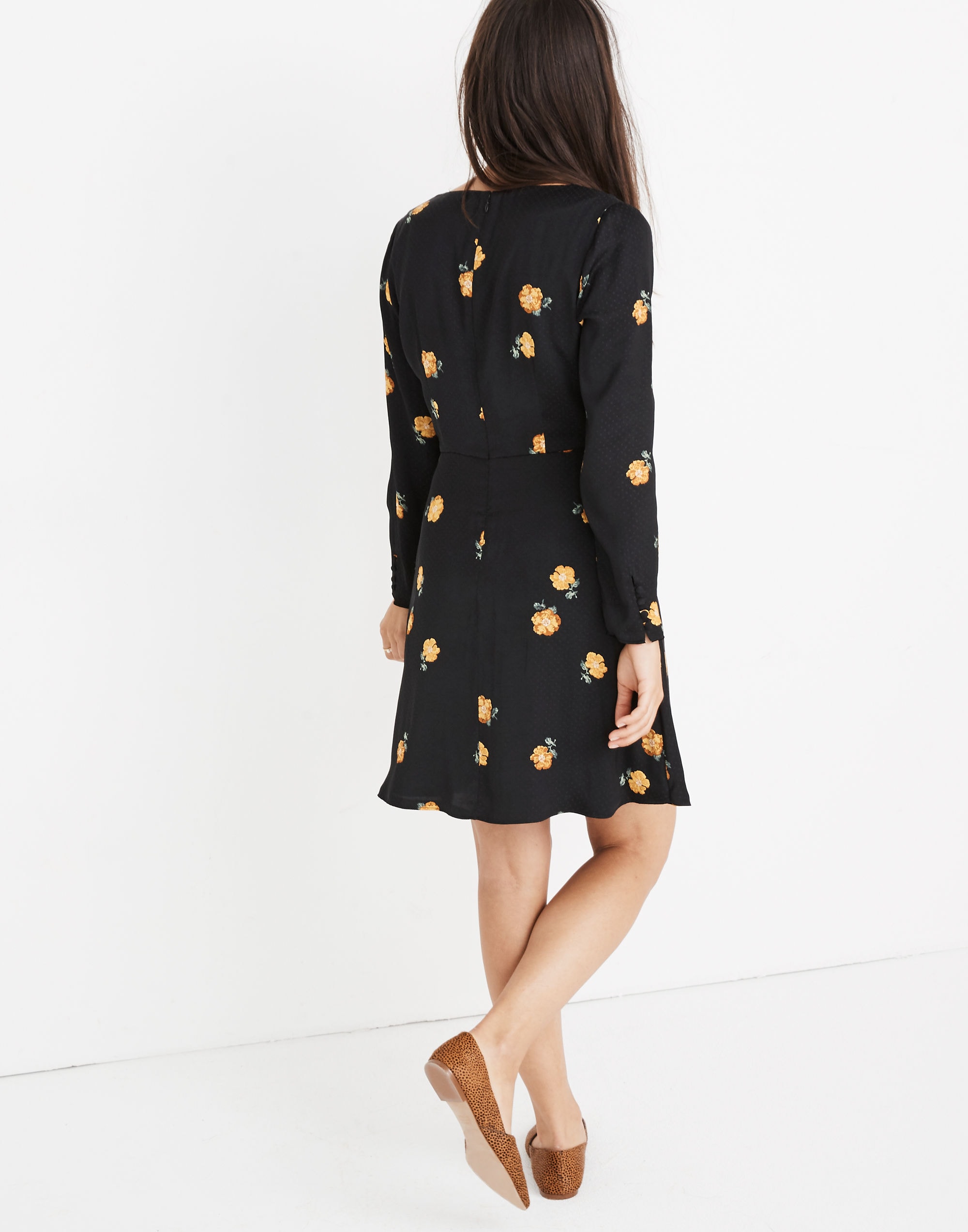 Lilyblossom Button-Front Dress in Floating Florets