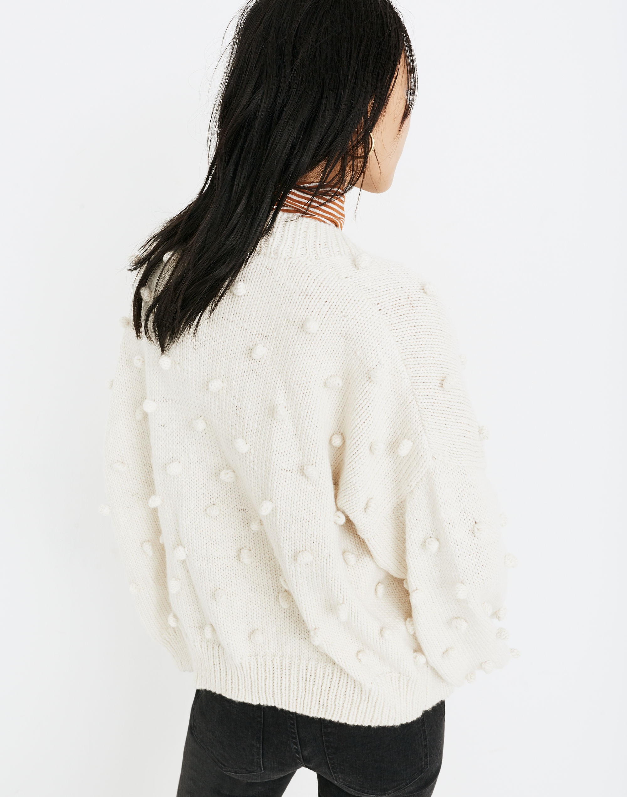 Madewell x Manos del Uruguay&trade; Bobble Cardigan Sweater