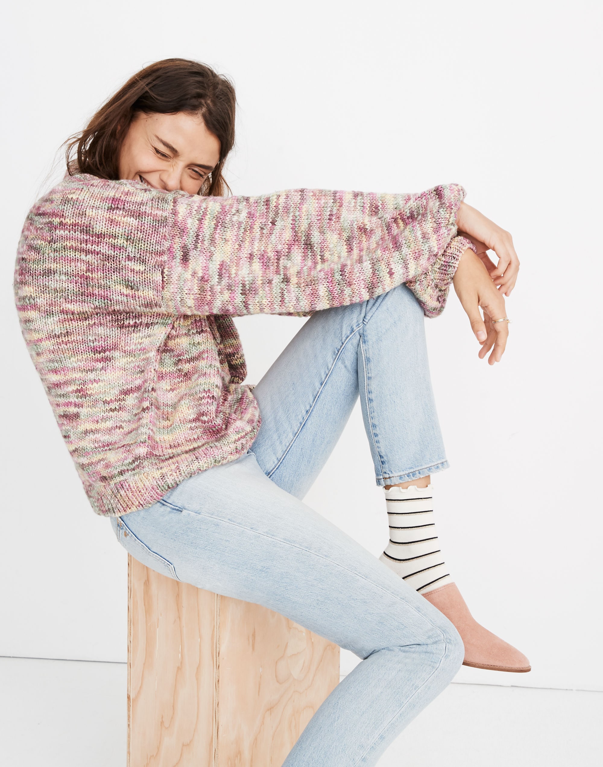 Madewell x Manos del Uruguay&trade; Space-Dyed Pullover Sweater