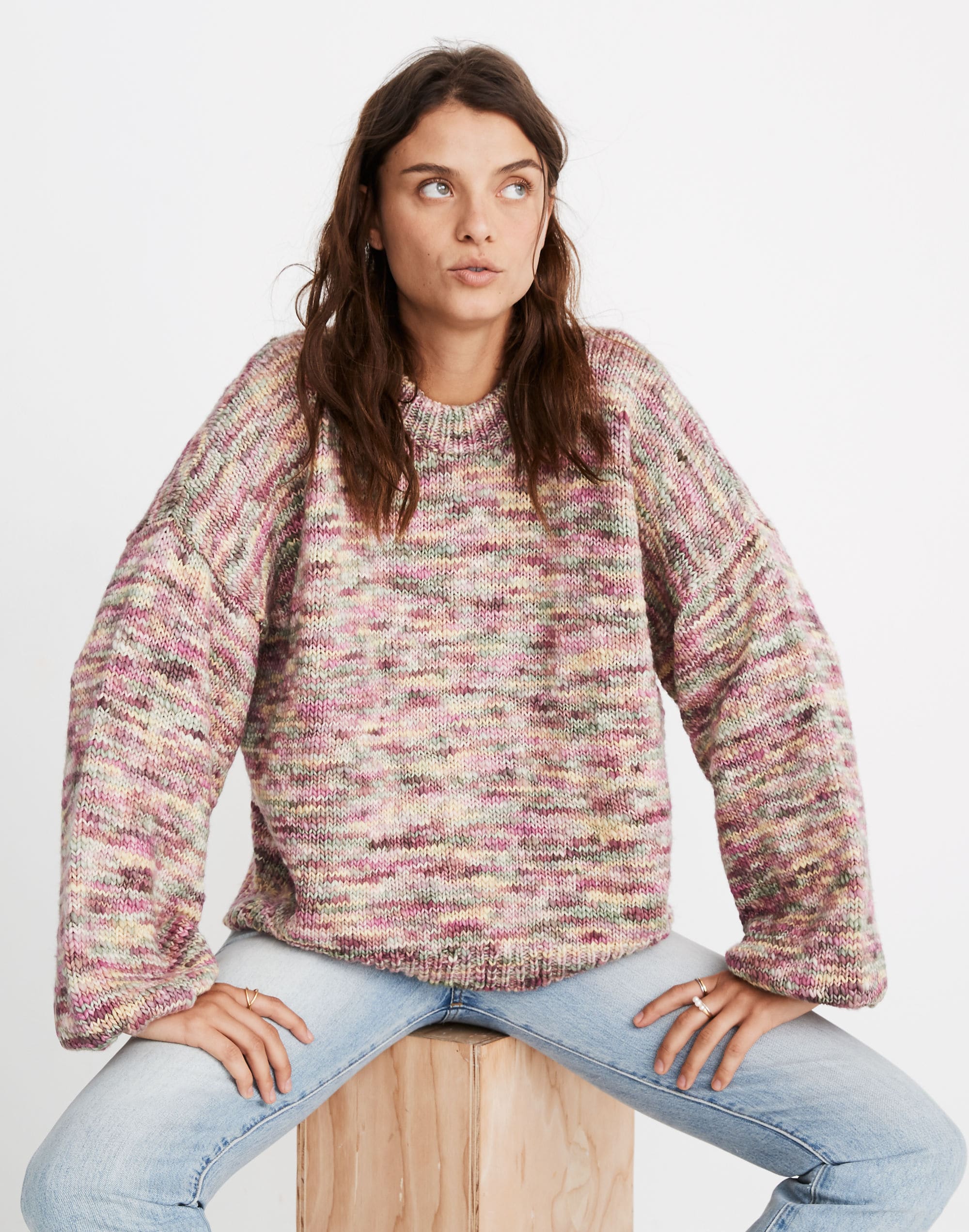 Madewell x Manos del Uruguay&trade; Space-Dyed Pullover Sweater