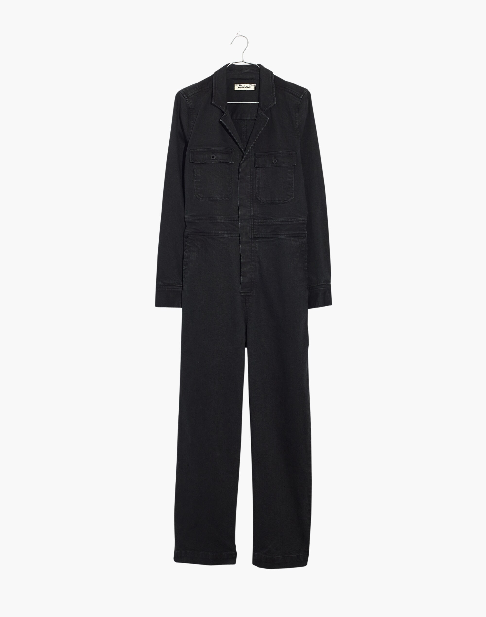 Garment-Dyed Denim Slim Coverall Jumpsuit | Madewell