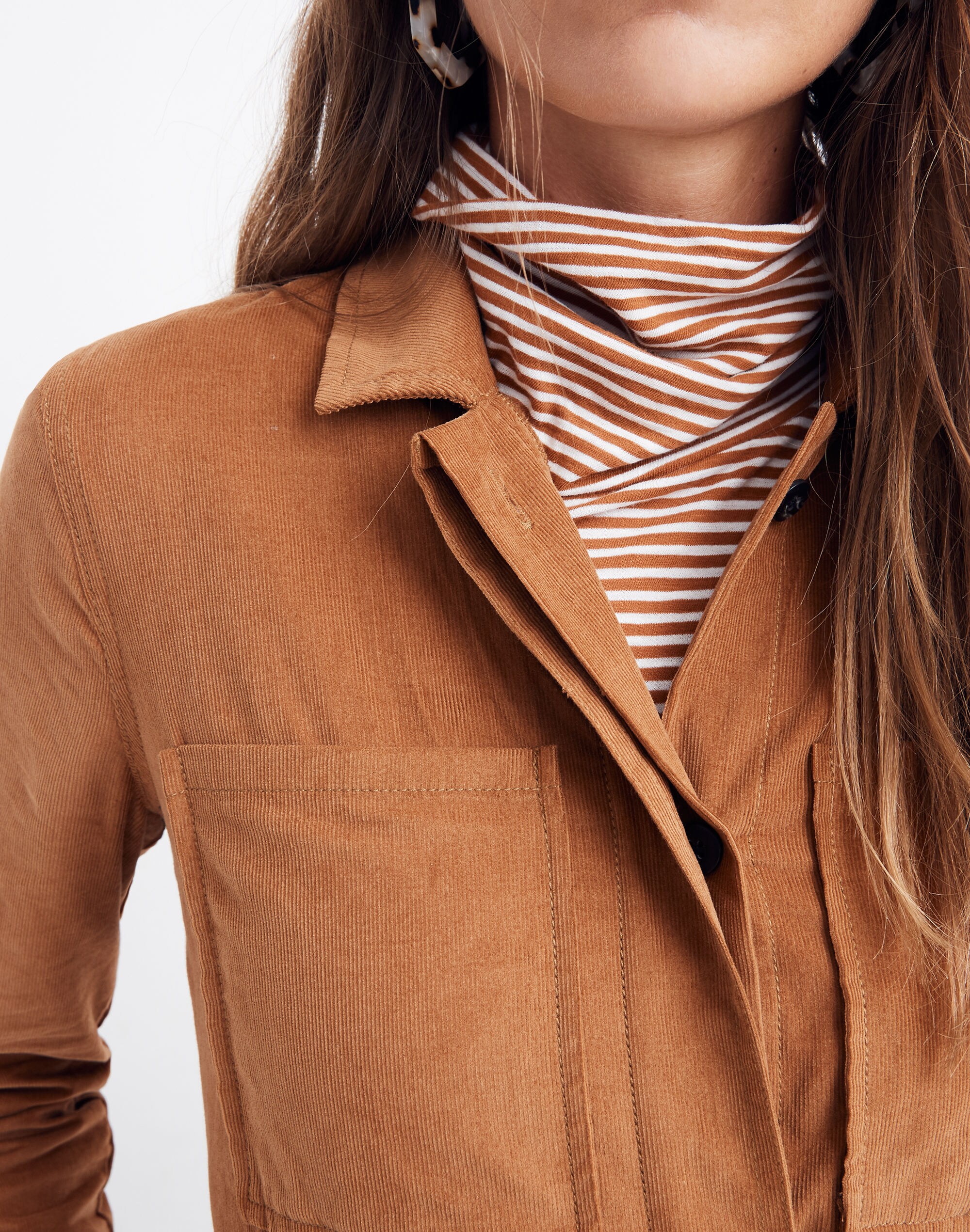 Corduroy Belted Jumpsuit