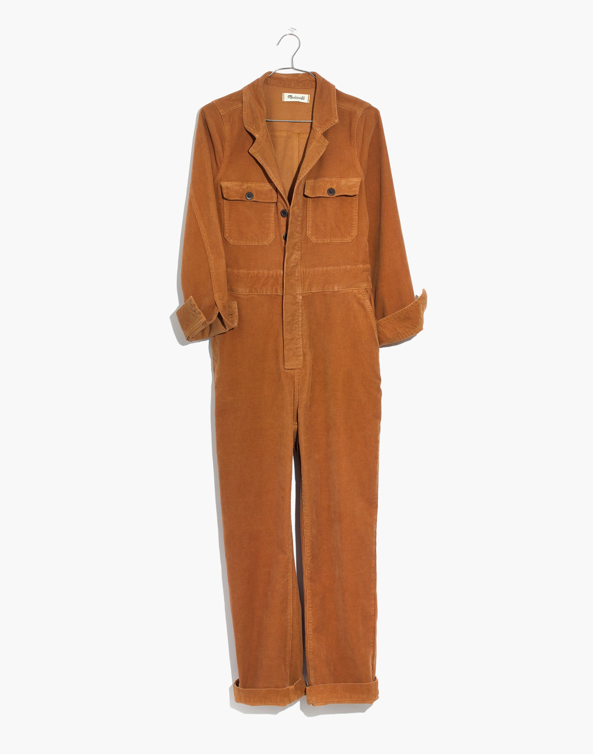 Corduroy Belted Jumpsuit