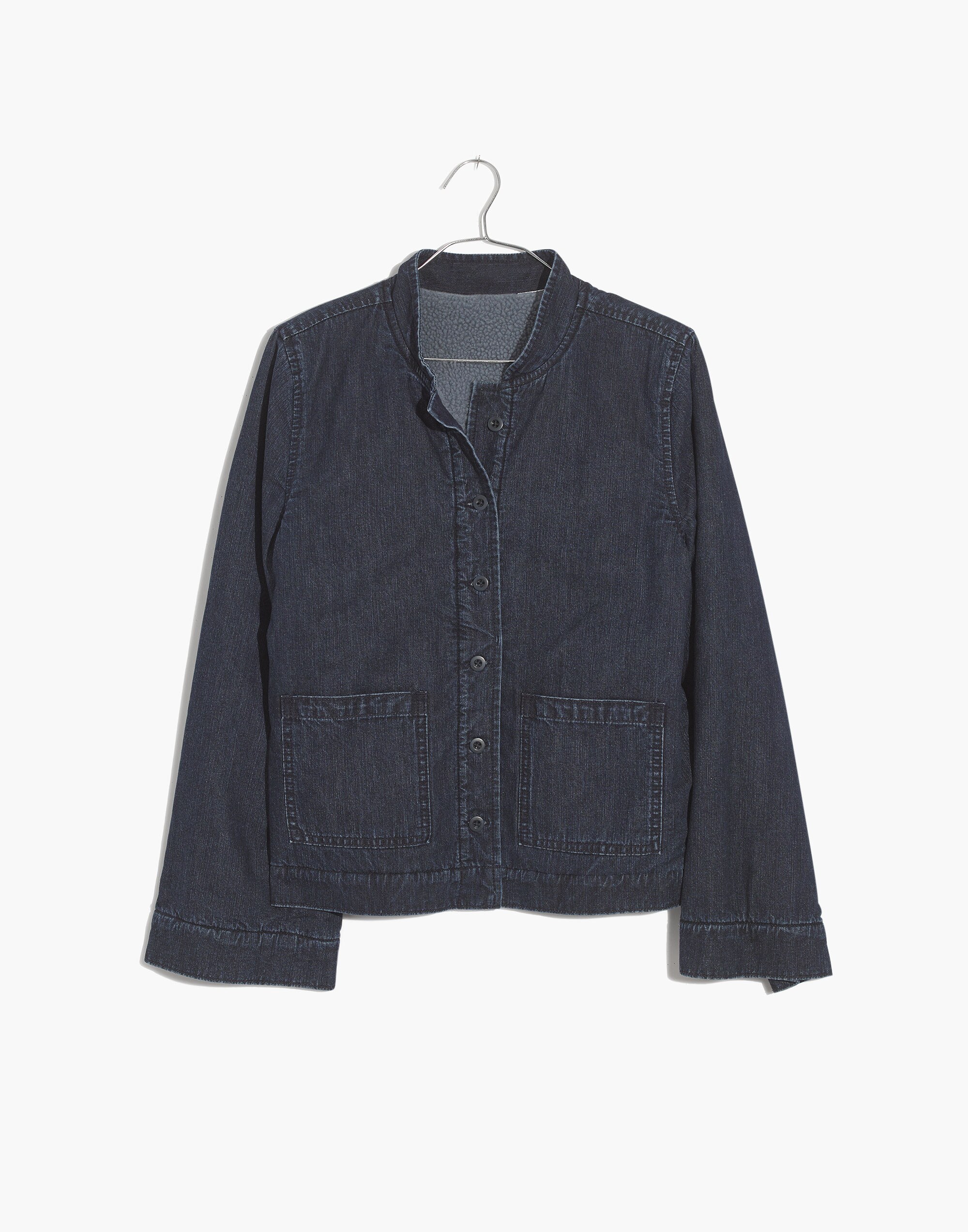 Reversible Sherpa Jean Jacket