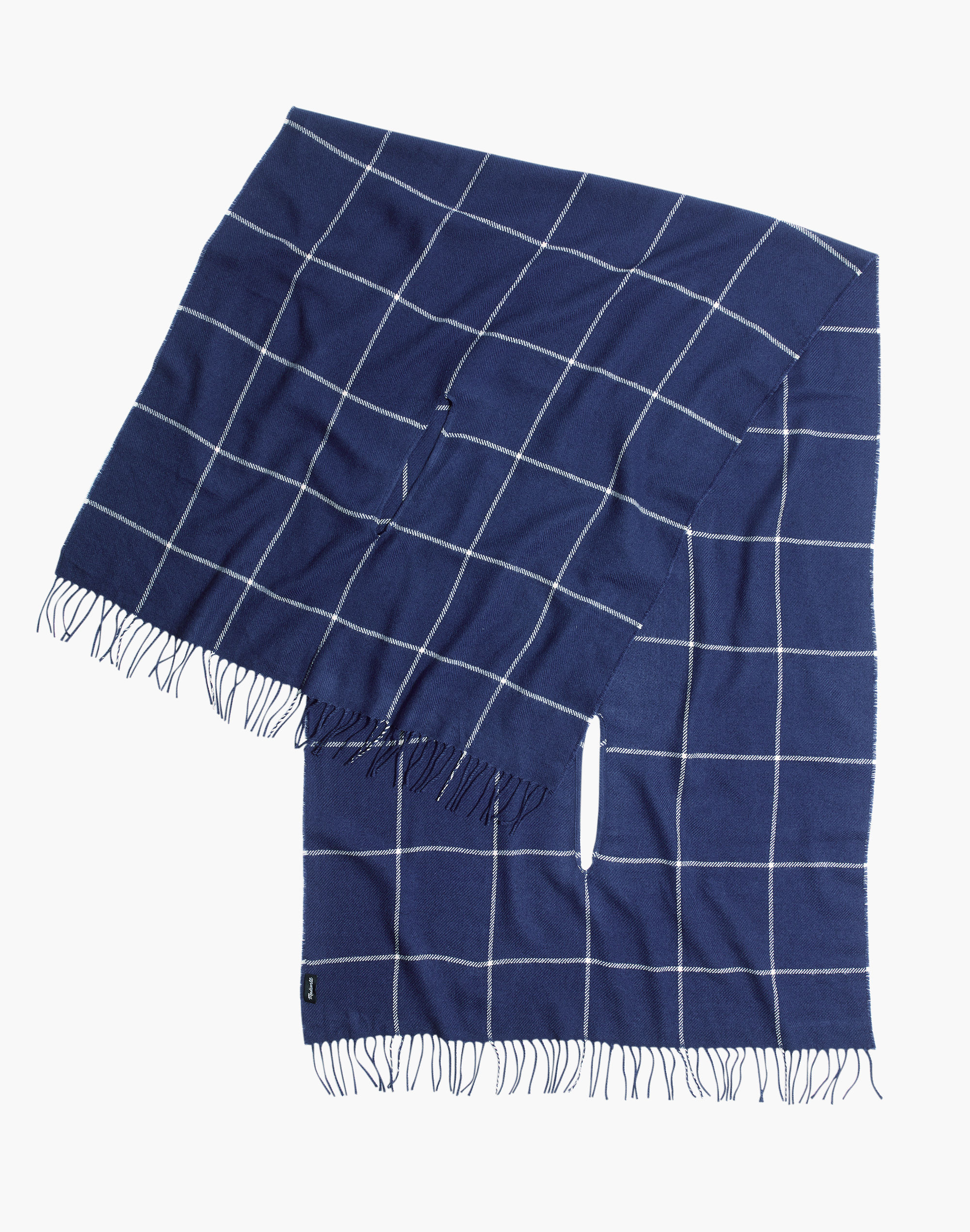 Windowpane Cape Scarf
