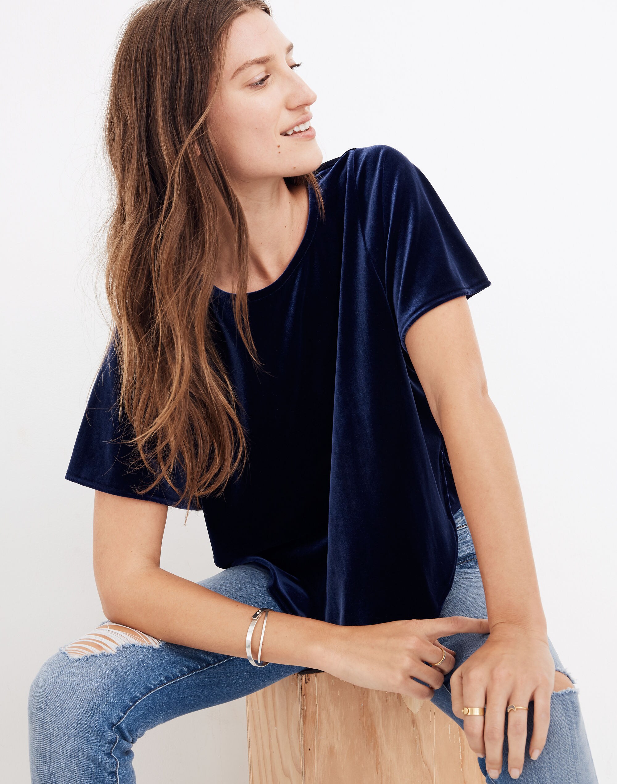 Velvet Butterfly Top