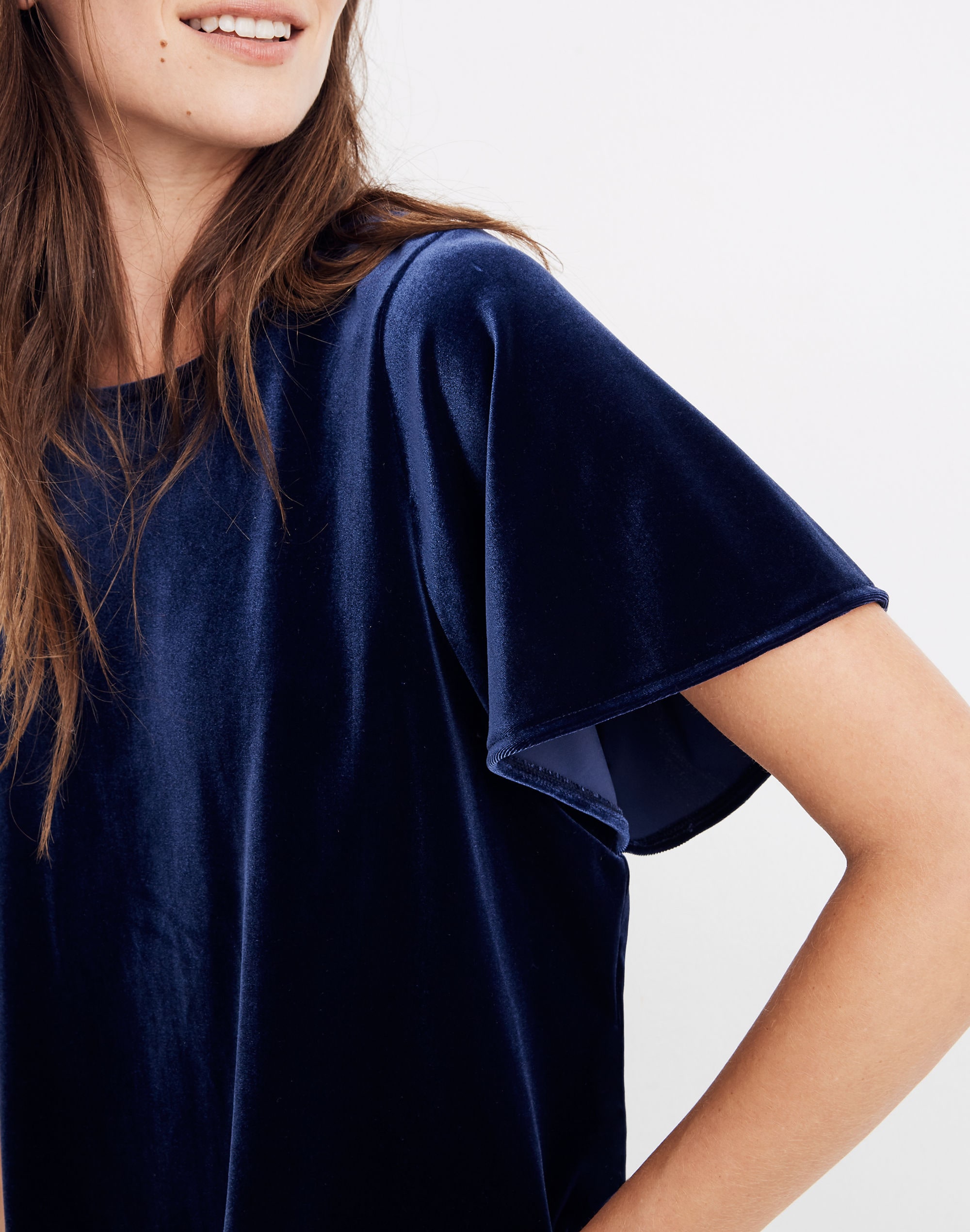 velvet butterfly top