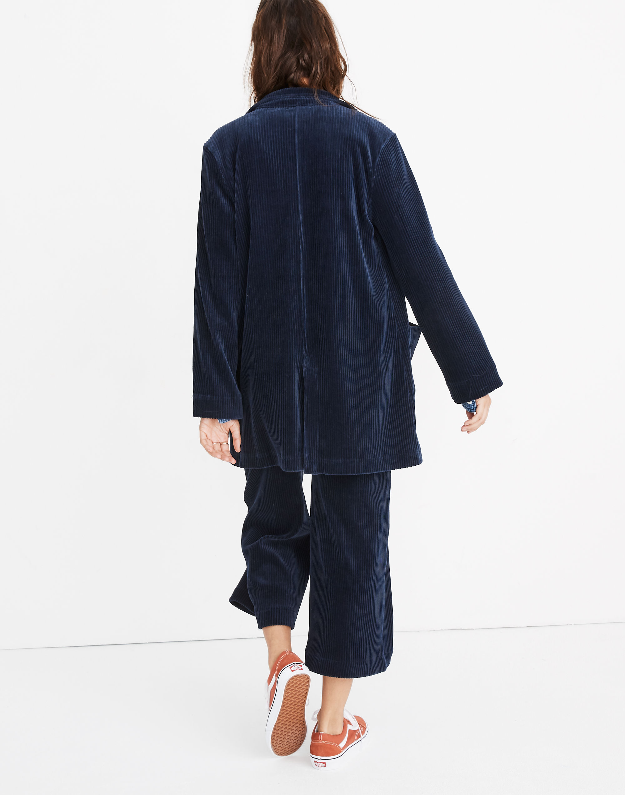 Texture &amp; Thread Velour Corduroy Blazer