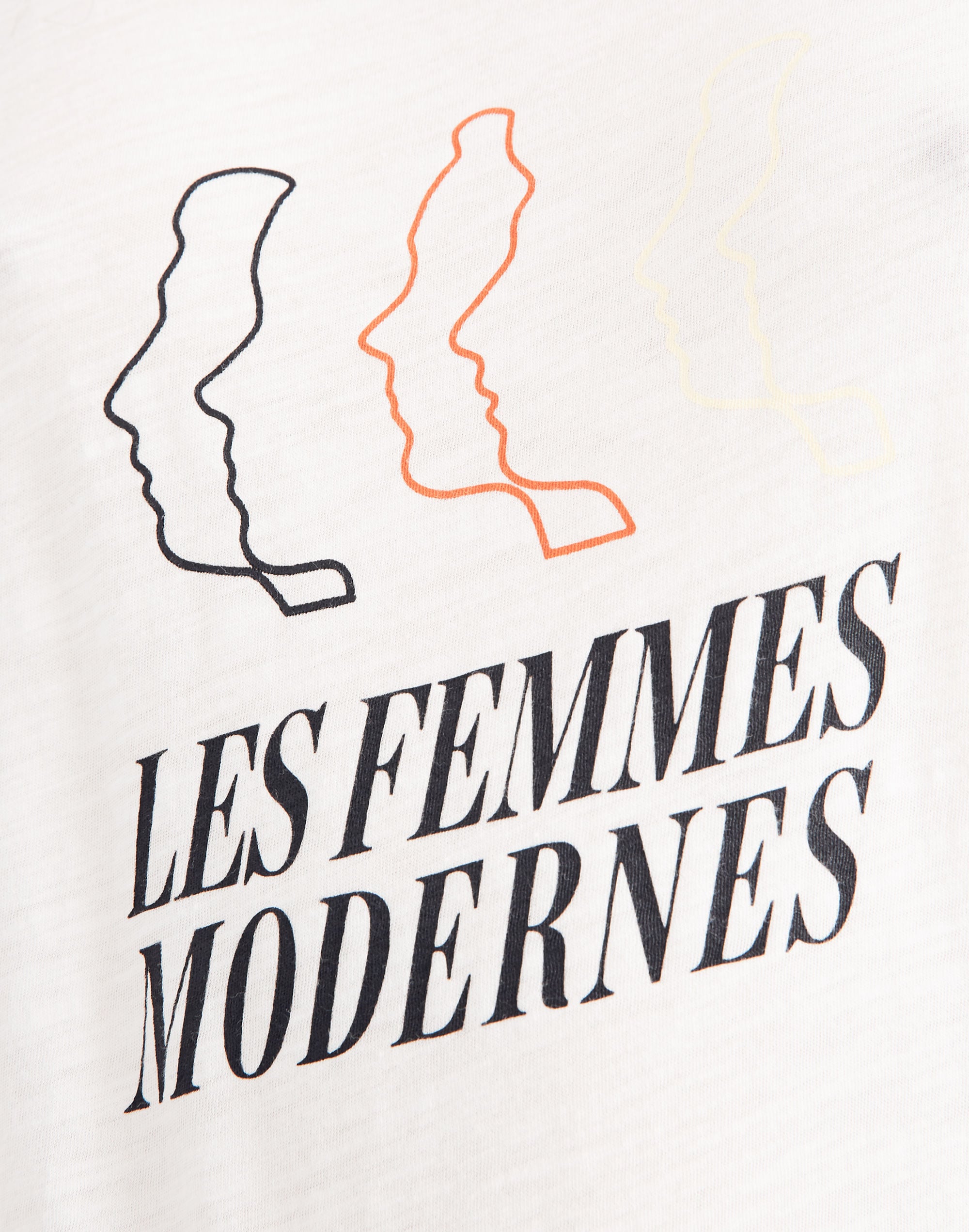 Les Femmes Modernes Whisper Cotton Crewneck Tee