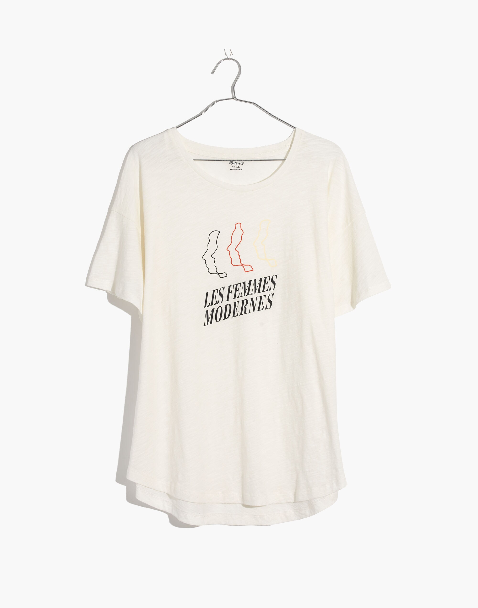 Les Femmes Modernes Whisper Cotton Crewneck Tee