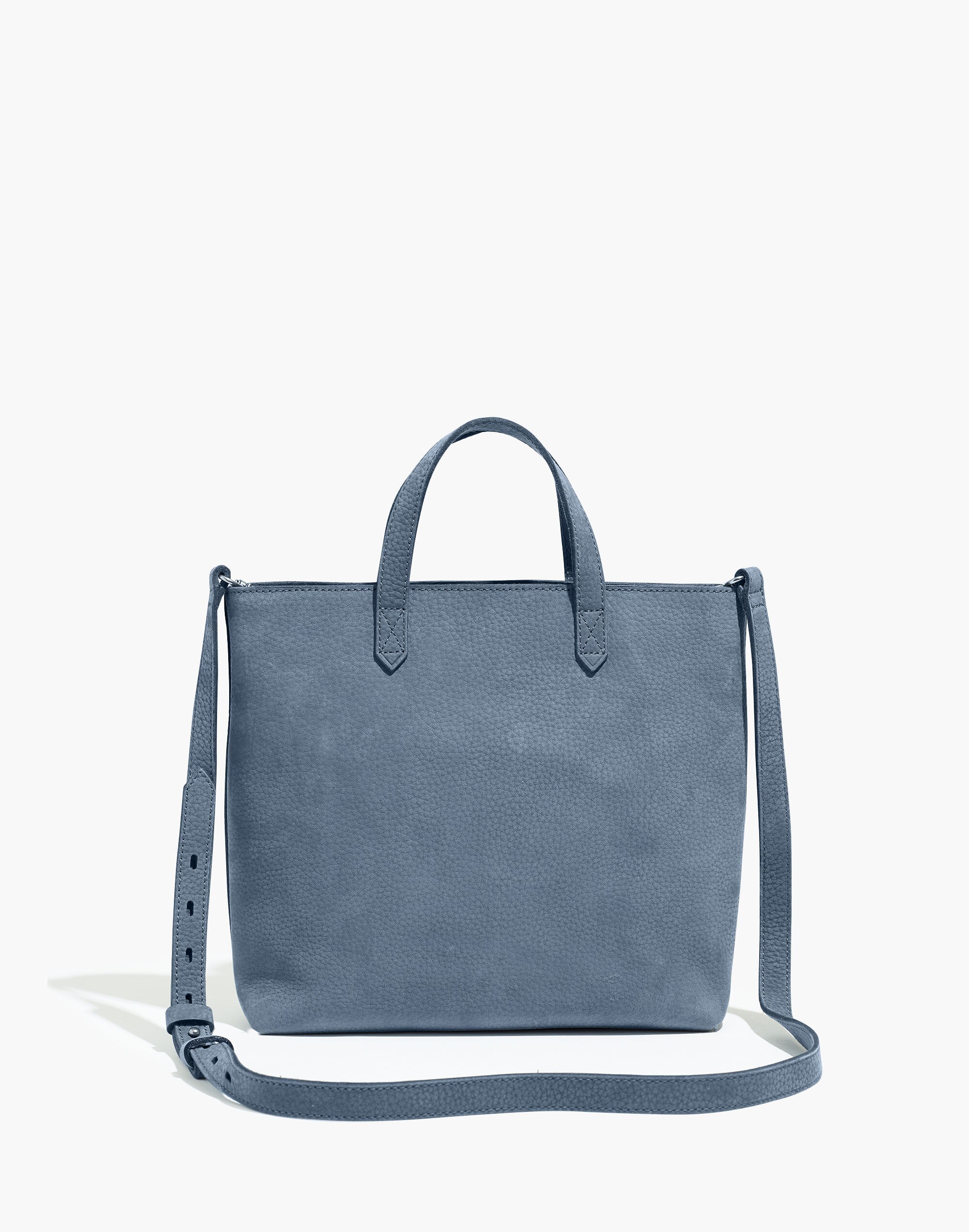 The Zip-Top Transport Crossbody in Nubuck Leather
