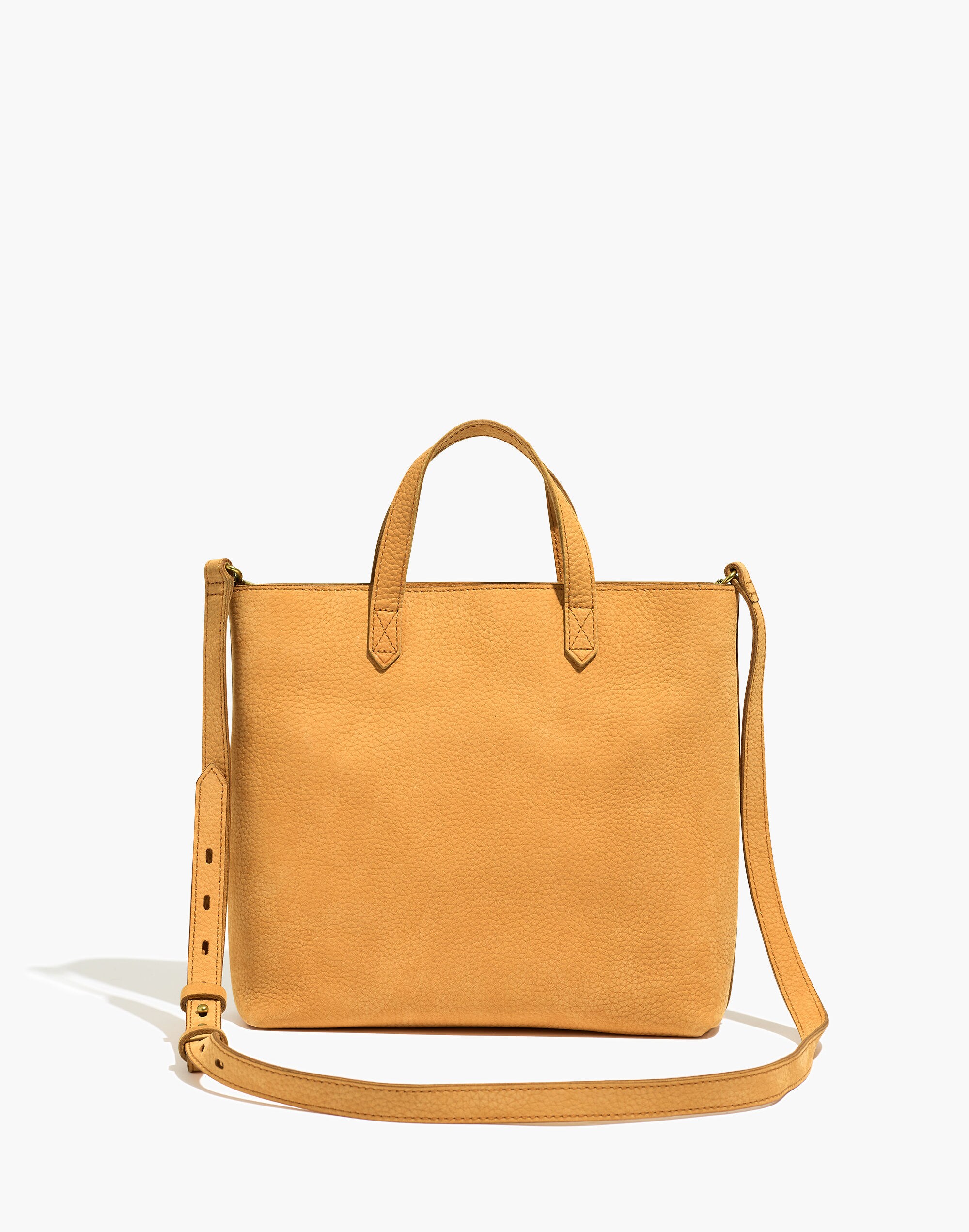 The Zip-Top Transport Crossbody in Nubuck Leather