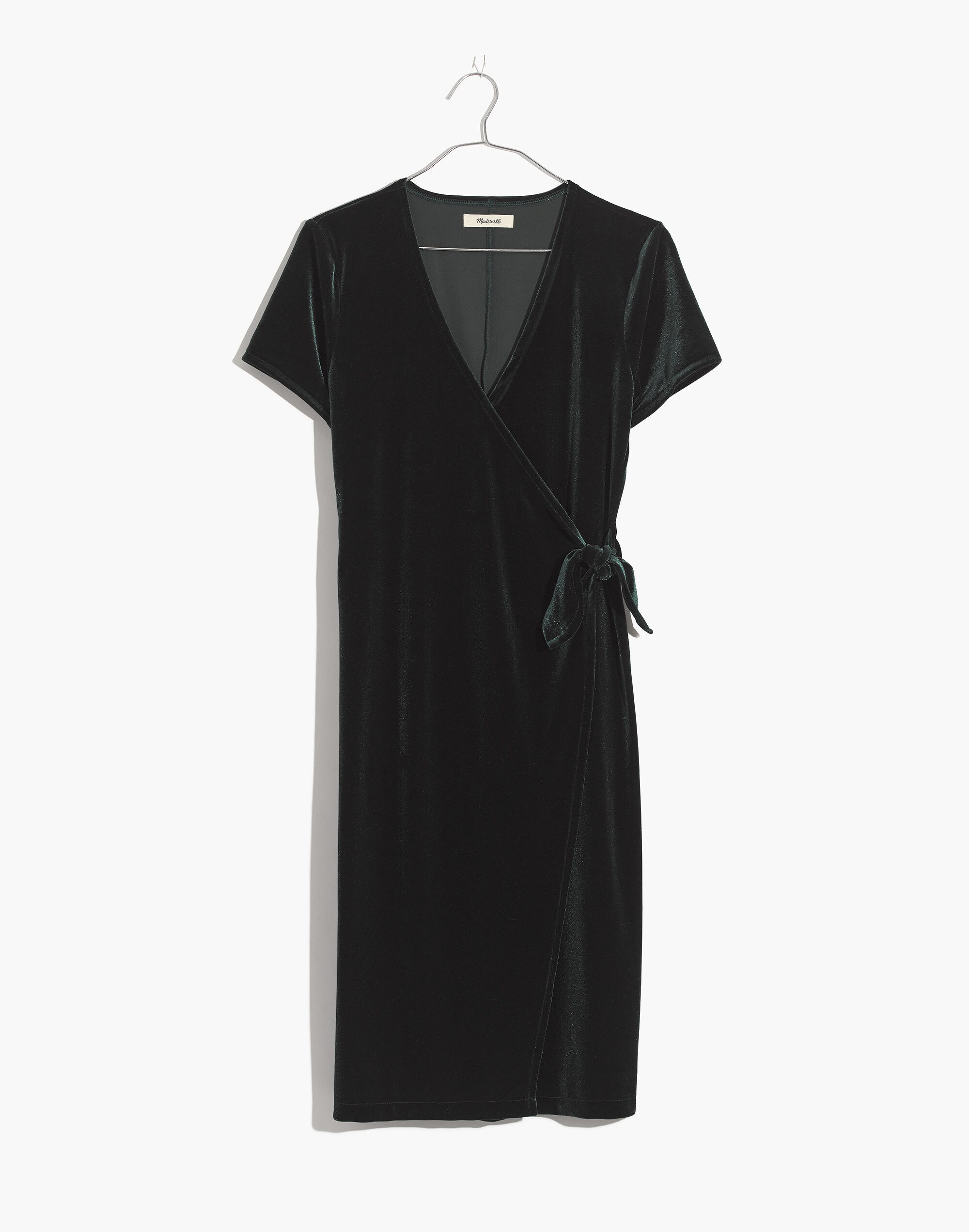 Velvet Side-Tie Dress