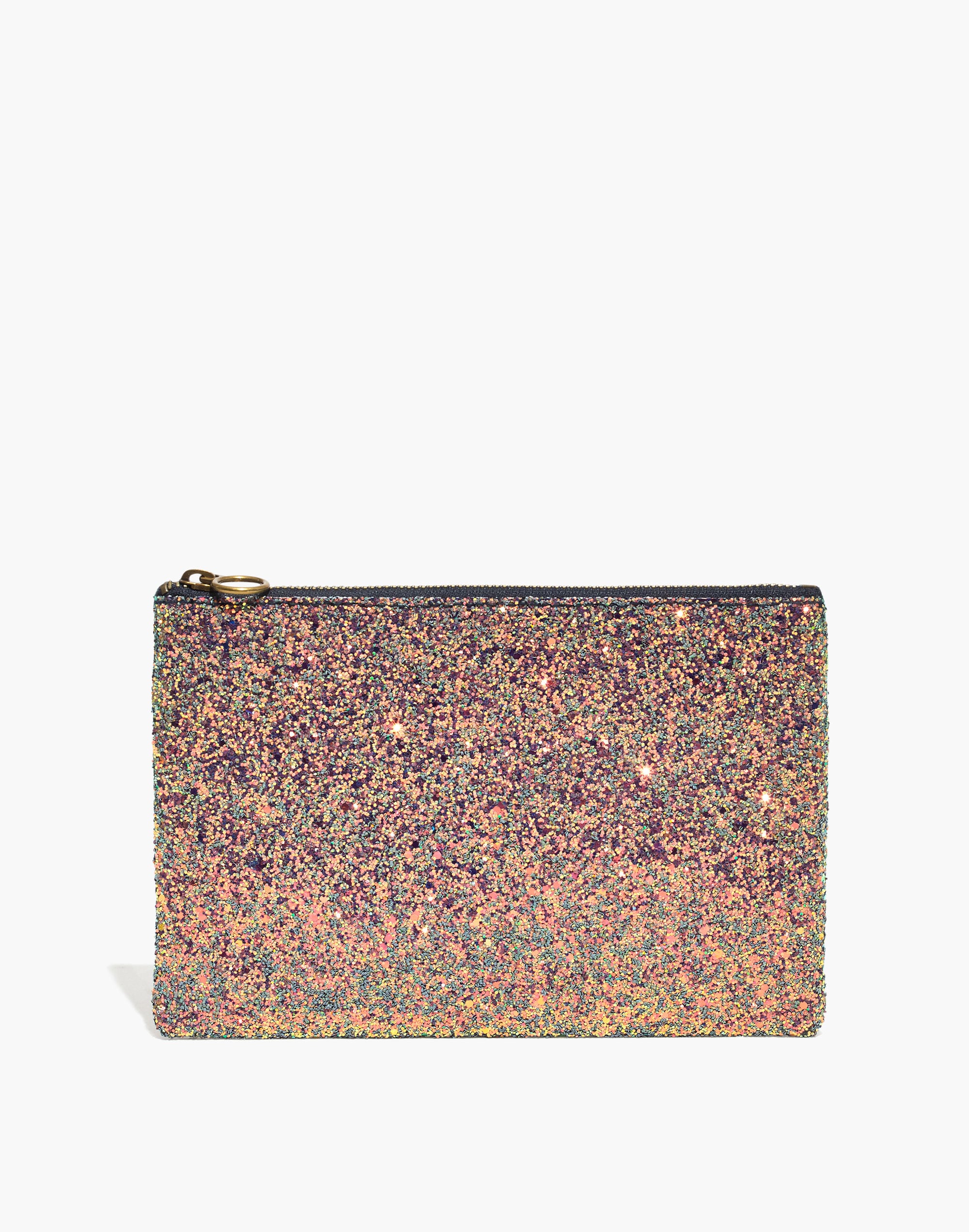 The Leather Pouch Wallet in Glitter