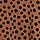 BURNT SIENNA LEOPARD DOT