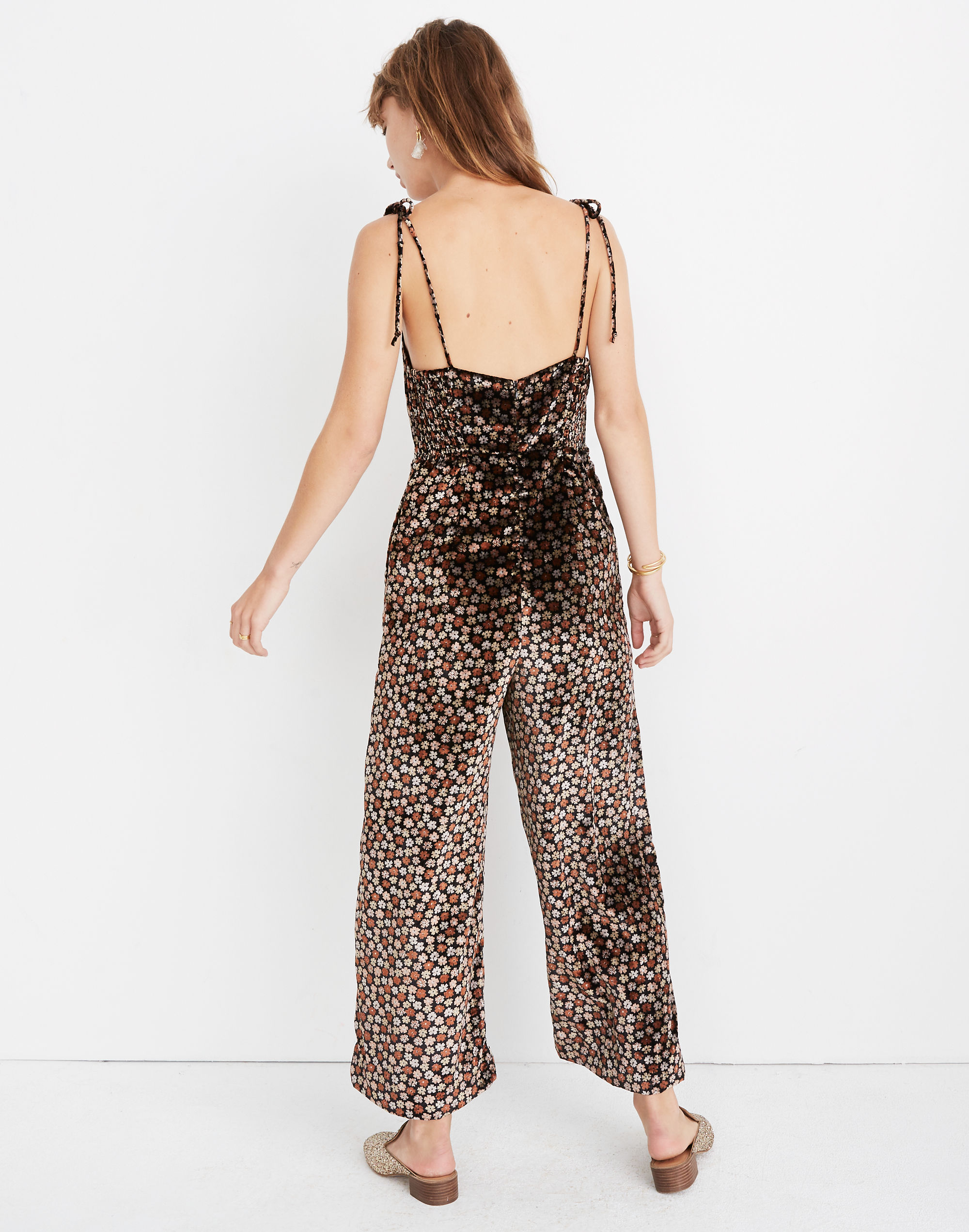 Velvet Thistle Cami Jumpsuit in Petite Blooms
