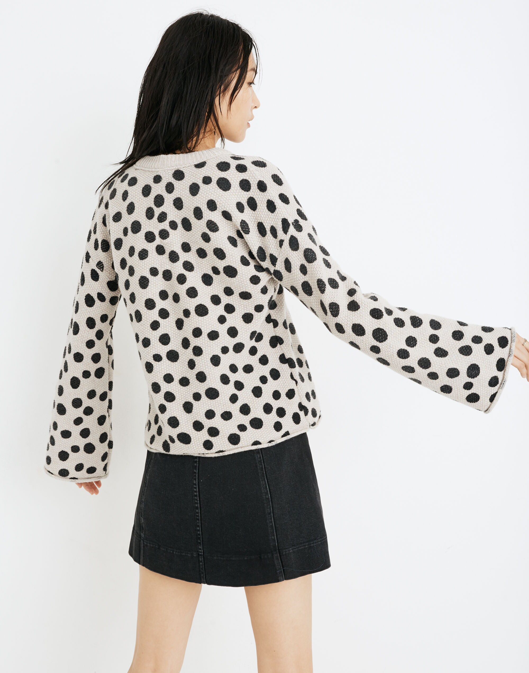 Leopard Dot Pullover Sweater