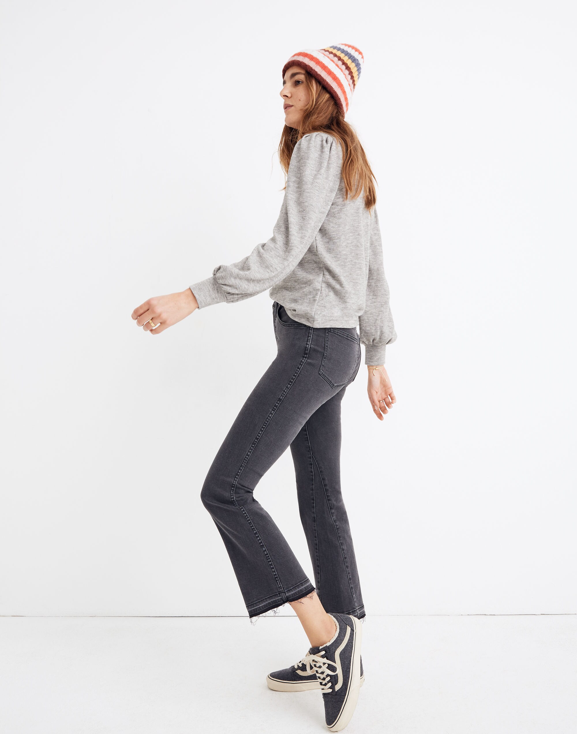 Cali Demi-Boot Jeans in Tobin Wash: Inset-Leg Edition