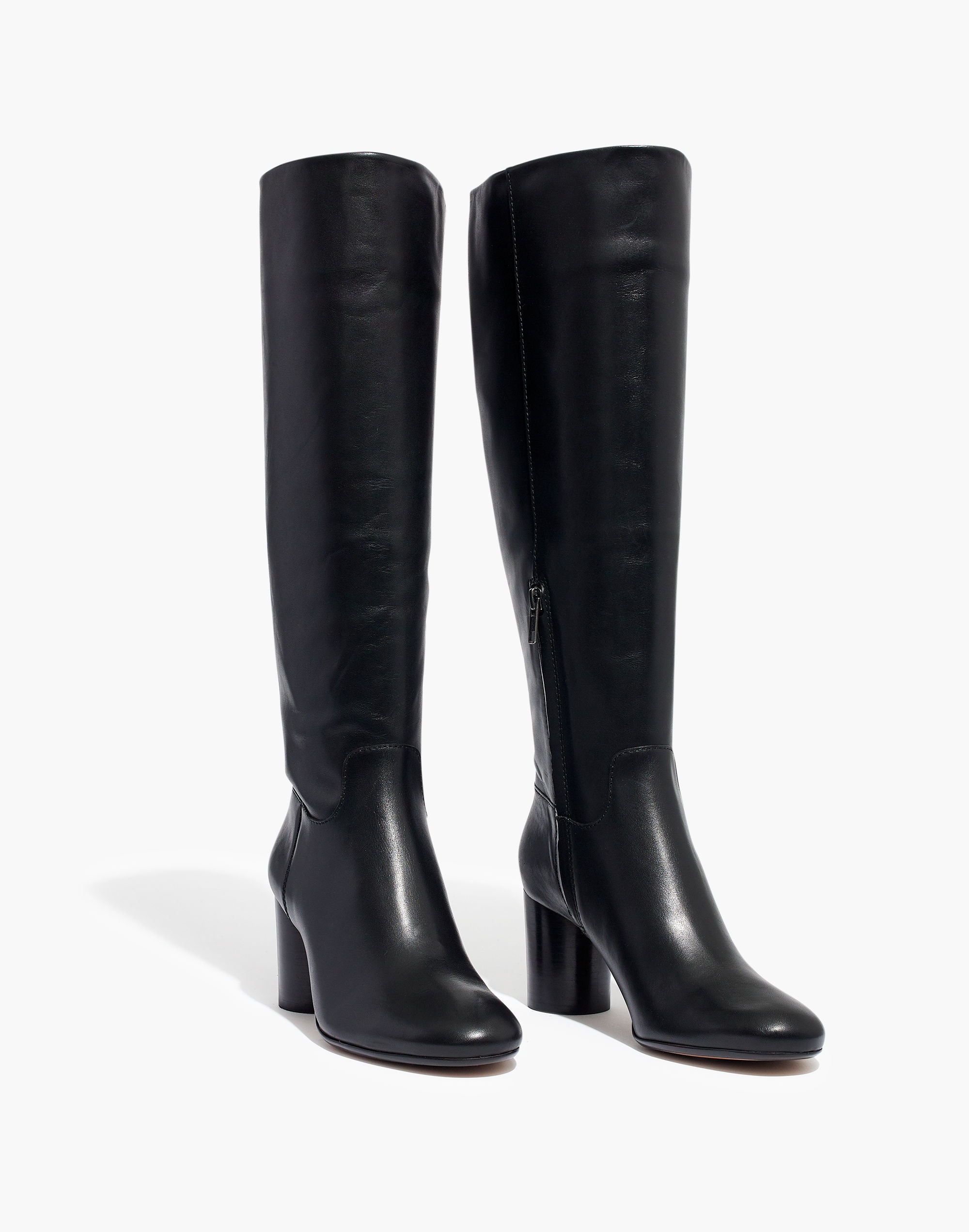 The Scarlett Tall Boot in Leather with Extended Calf