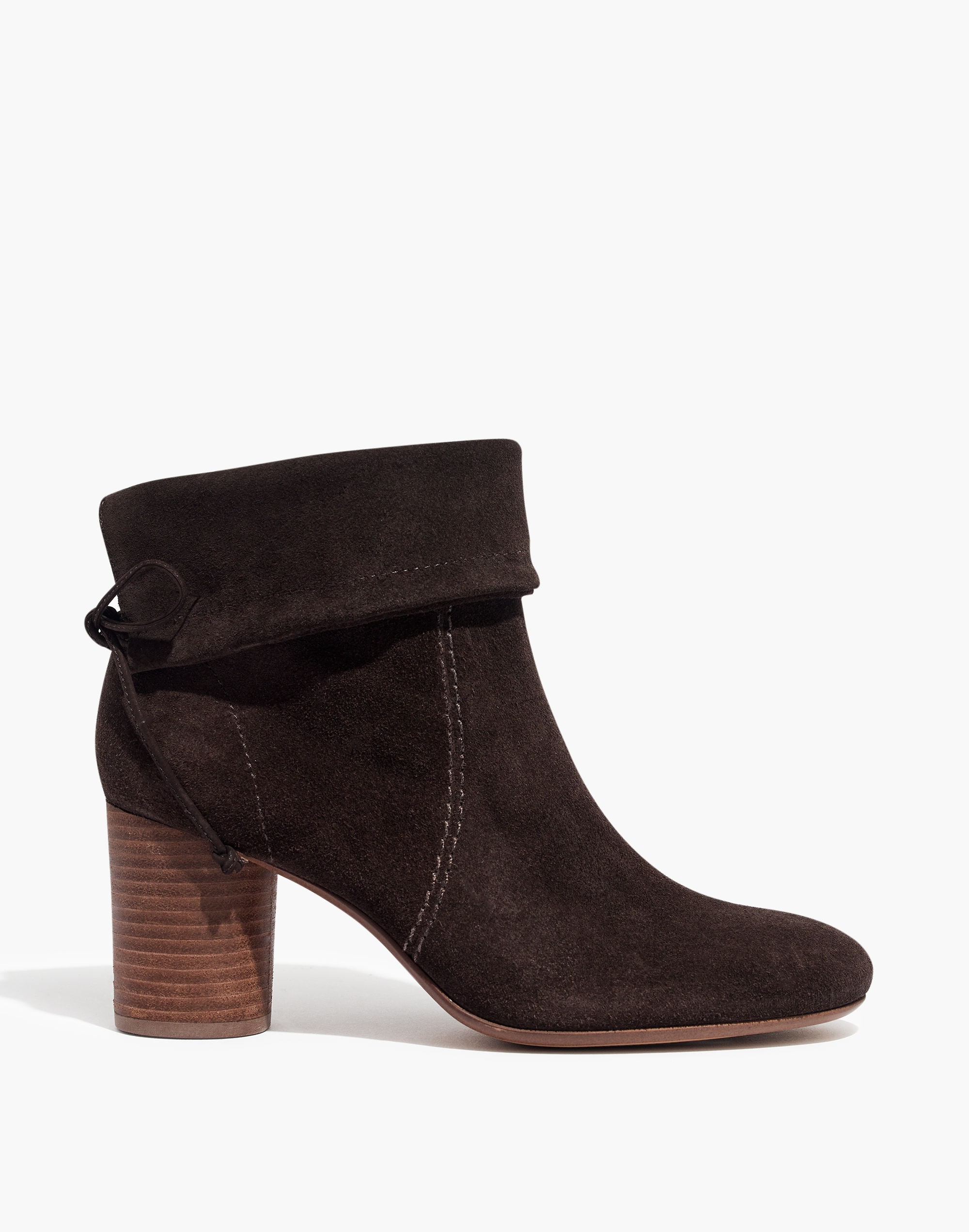 The Neva Foldover Boot in Suede