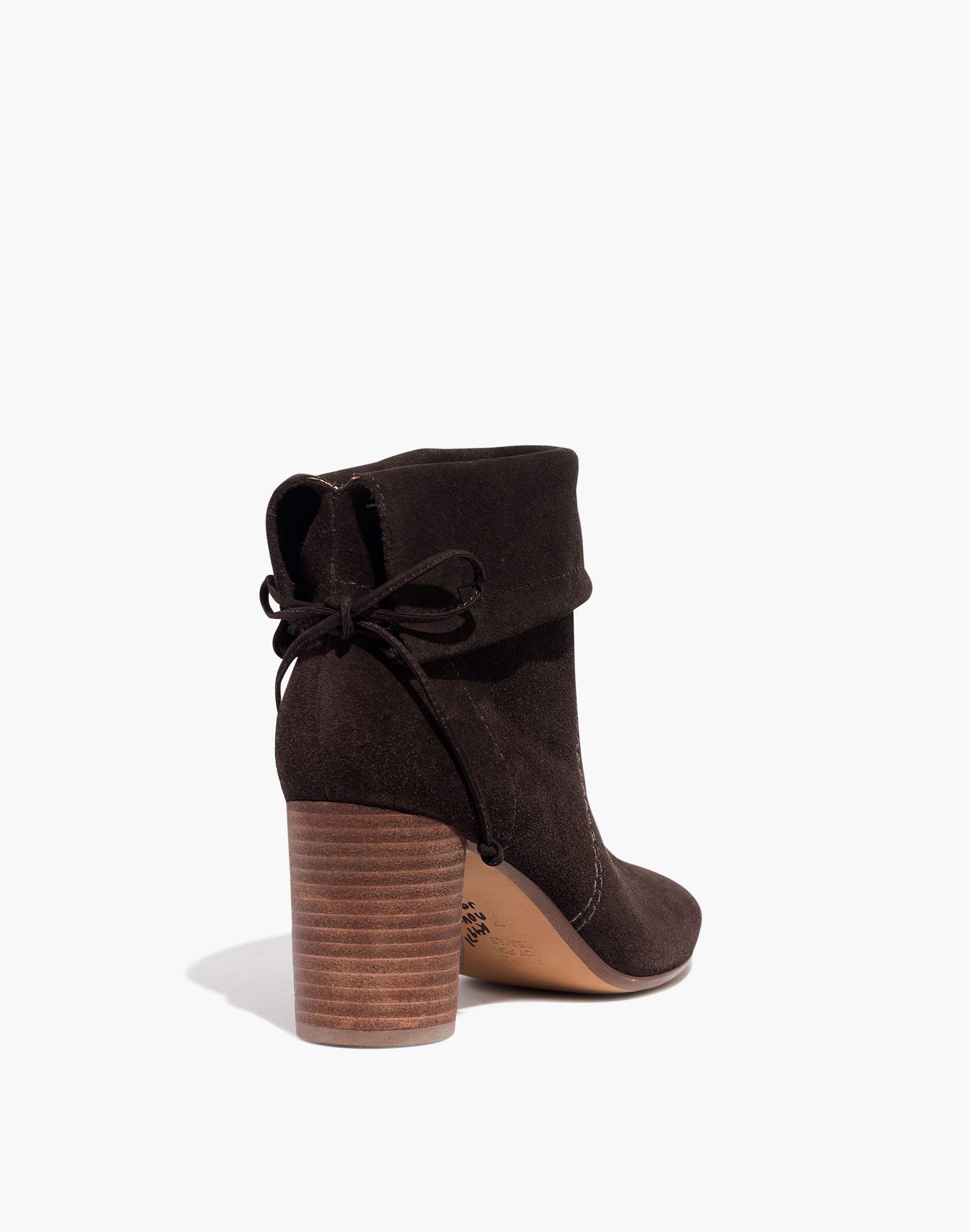 The Neva Foldover Boot in Suede
