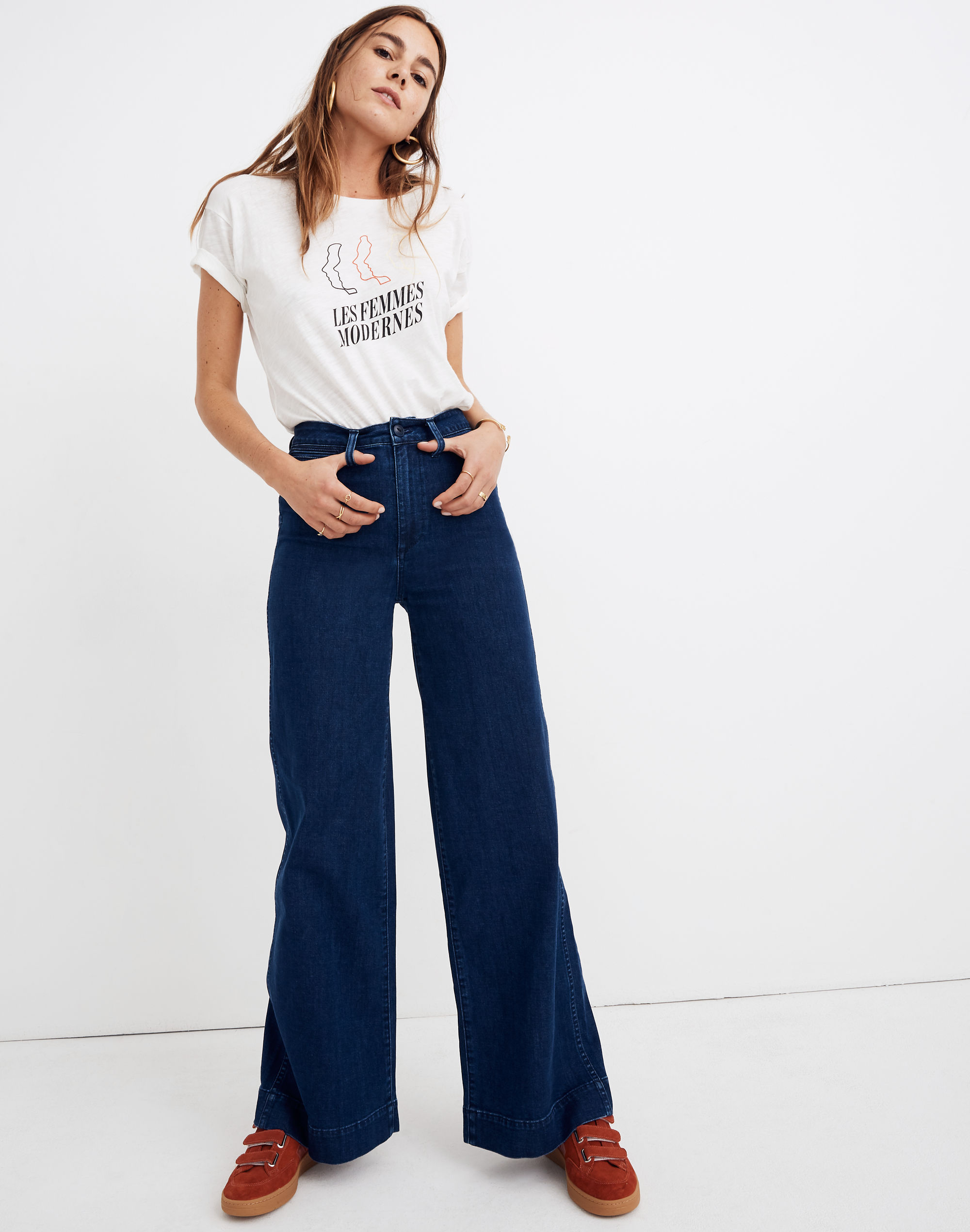 emmett wide-leg jeans