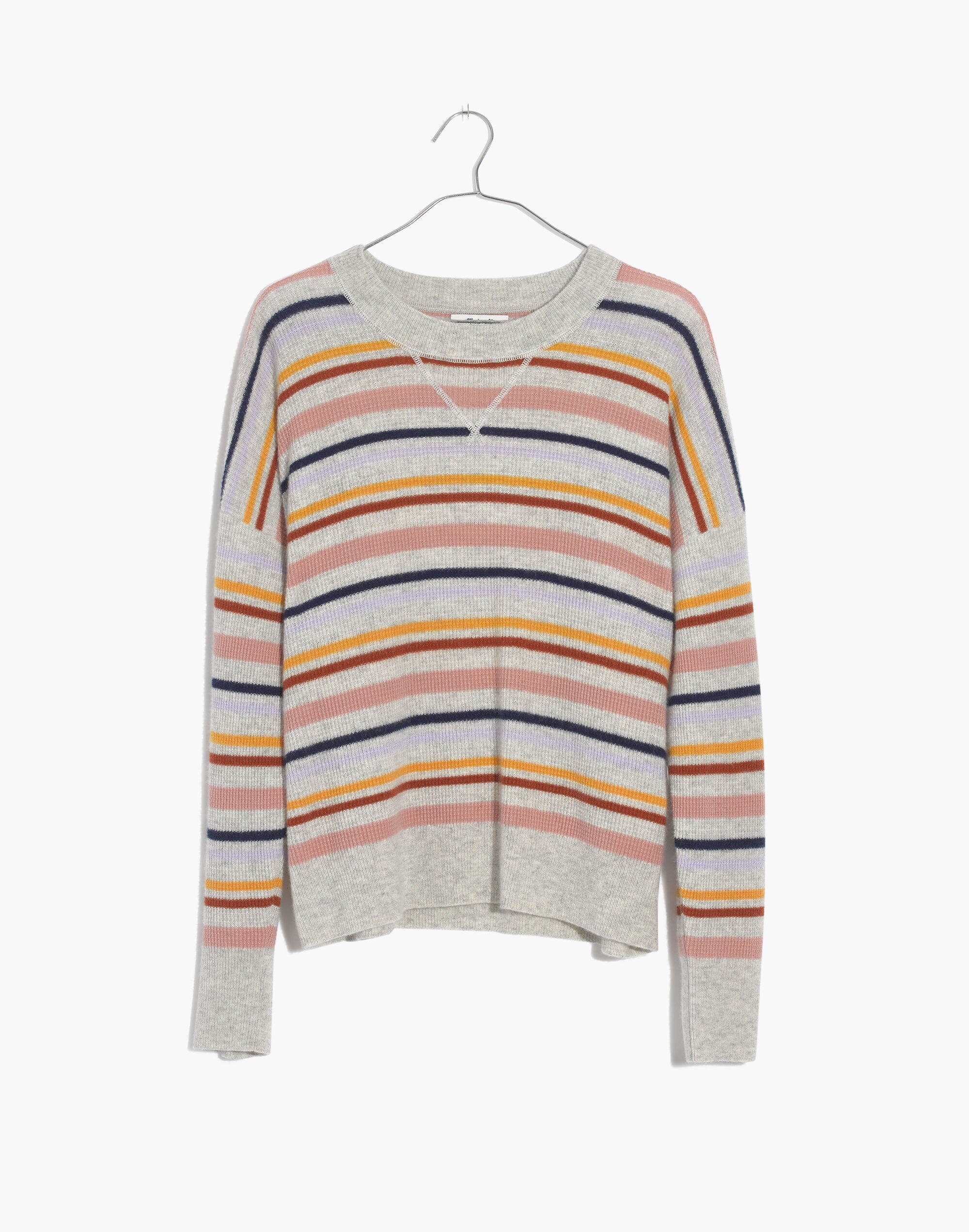Cashmere Sweatshirt in Amador Stripe