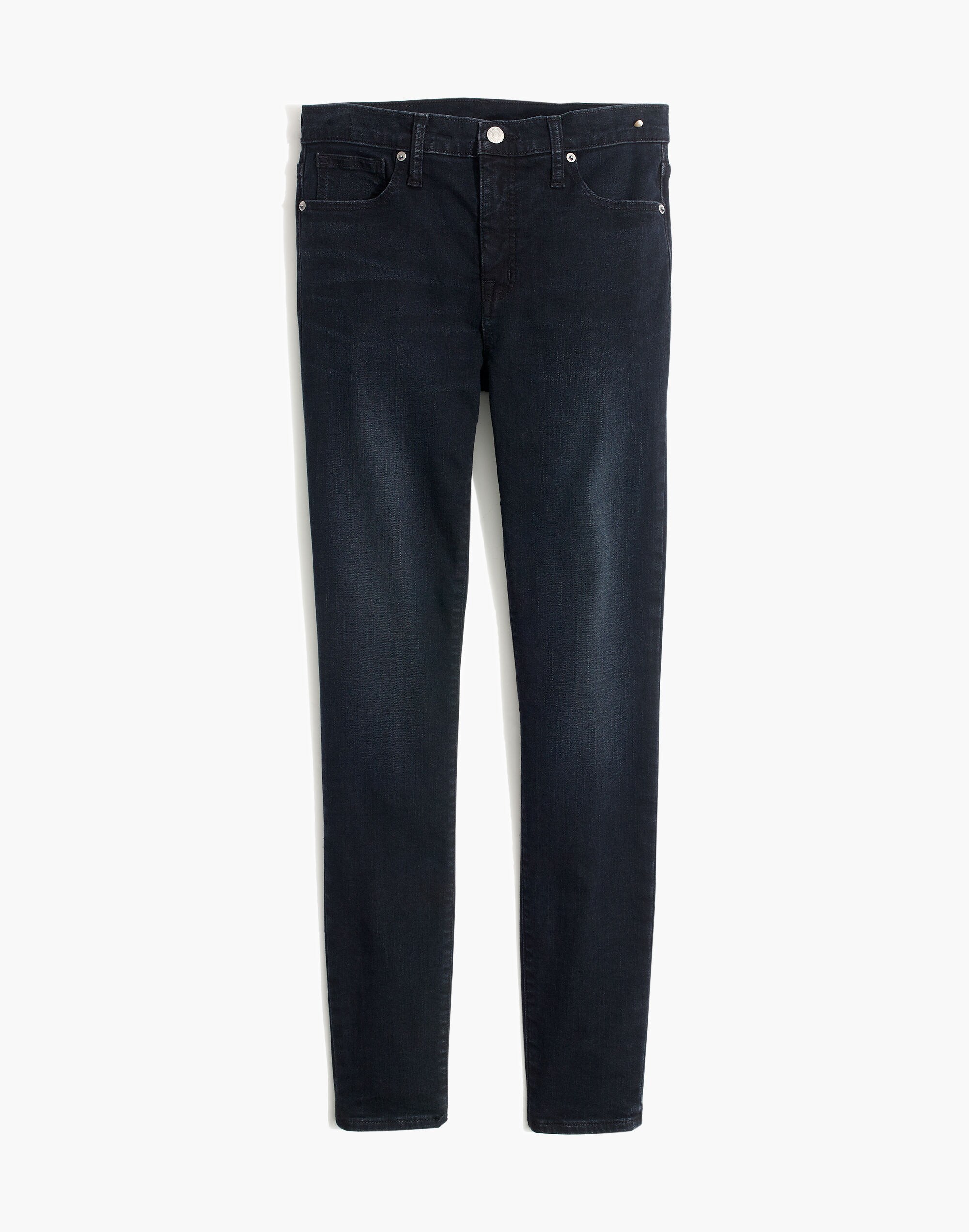 9" Mid-Rise Skinny Jeans in Cold Blue Wash