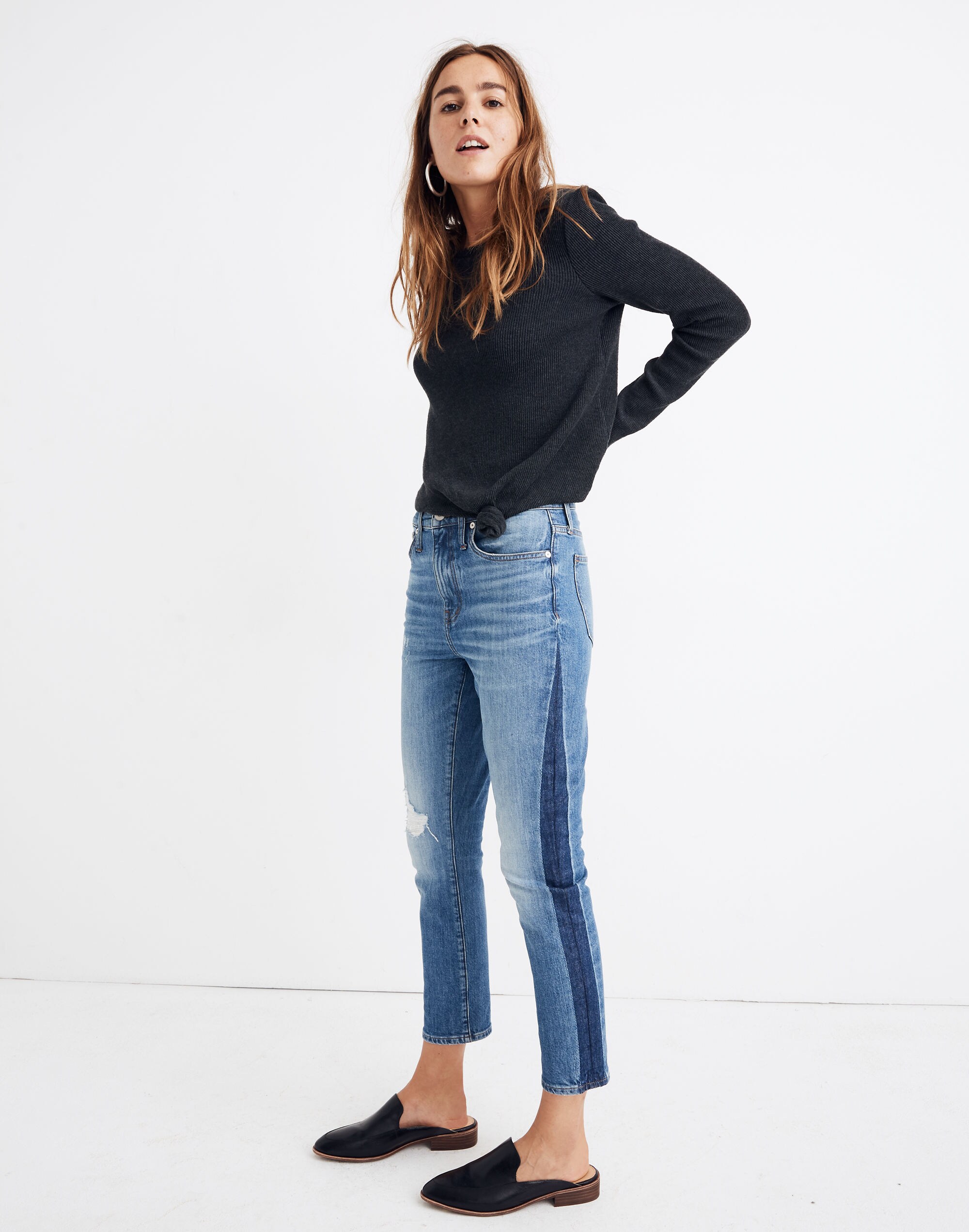 The High-Rise Slim Boyjean in Raebrook Wash: Eco Edition