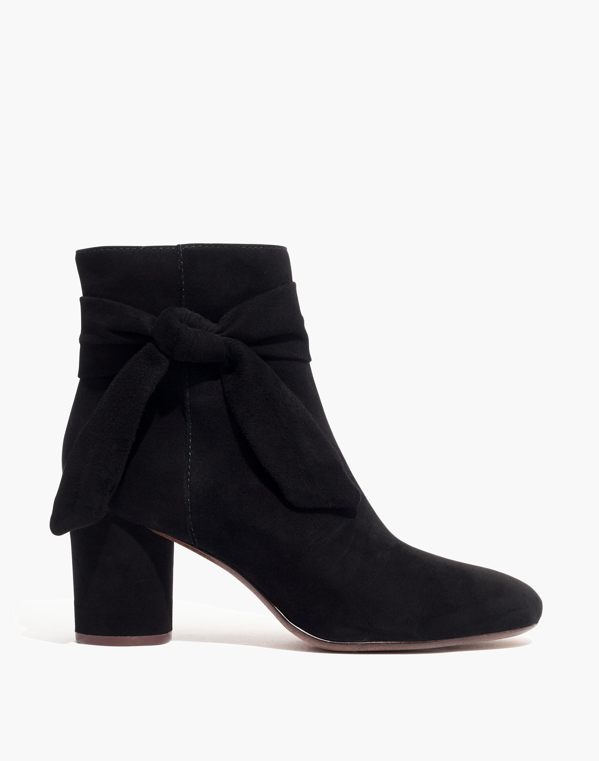 The Esme Bow Boot in Suede