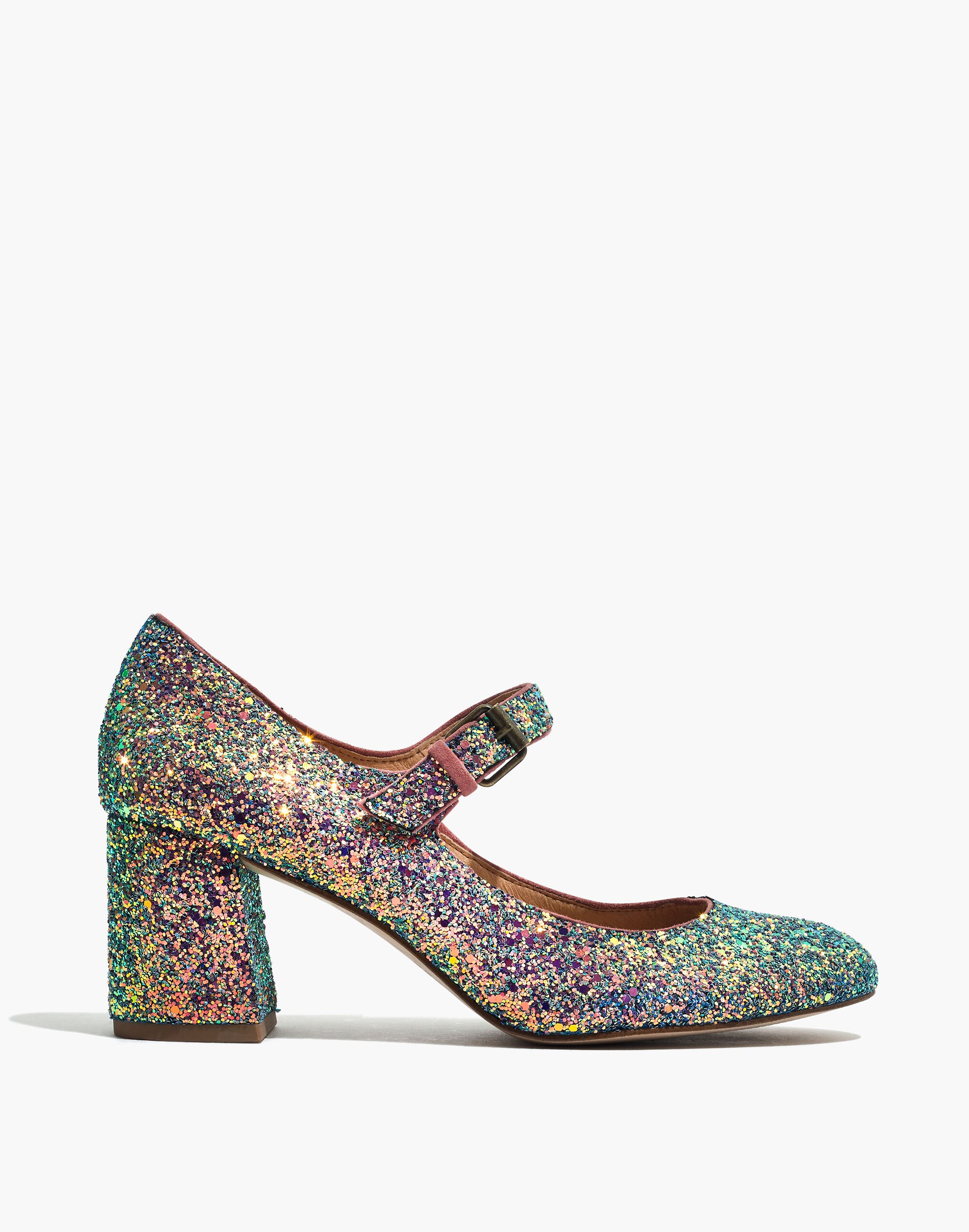 The Zelda Mary-Jane Pump in Glitter