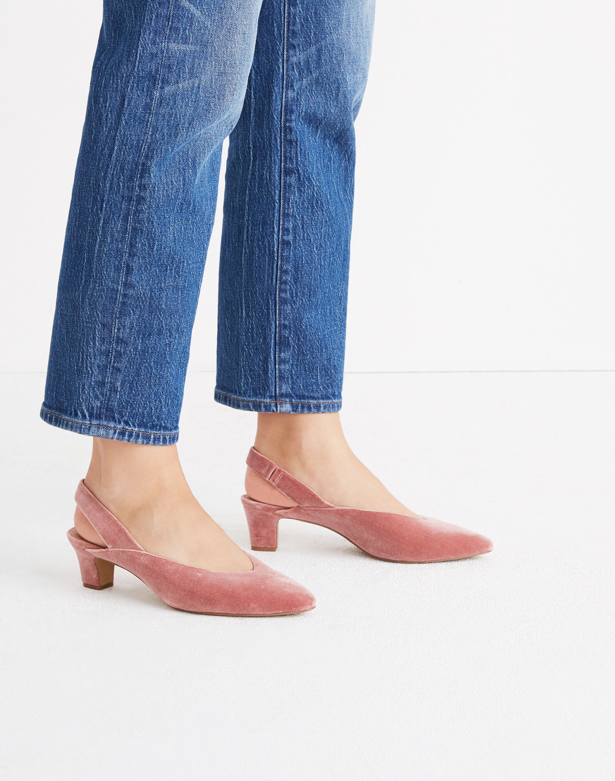The Etta Slingback Pump in Velvet