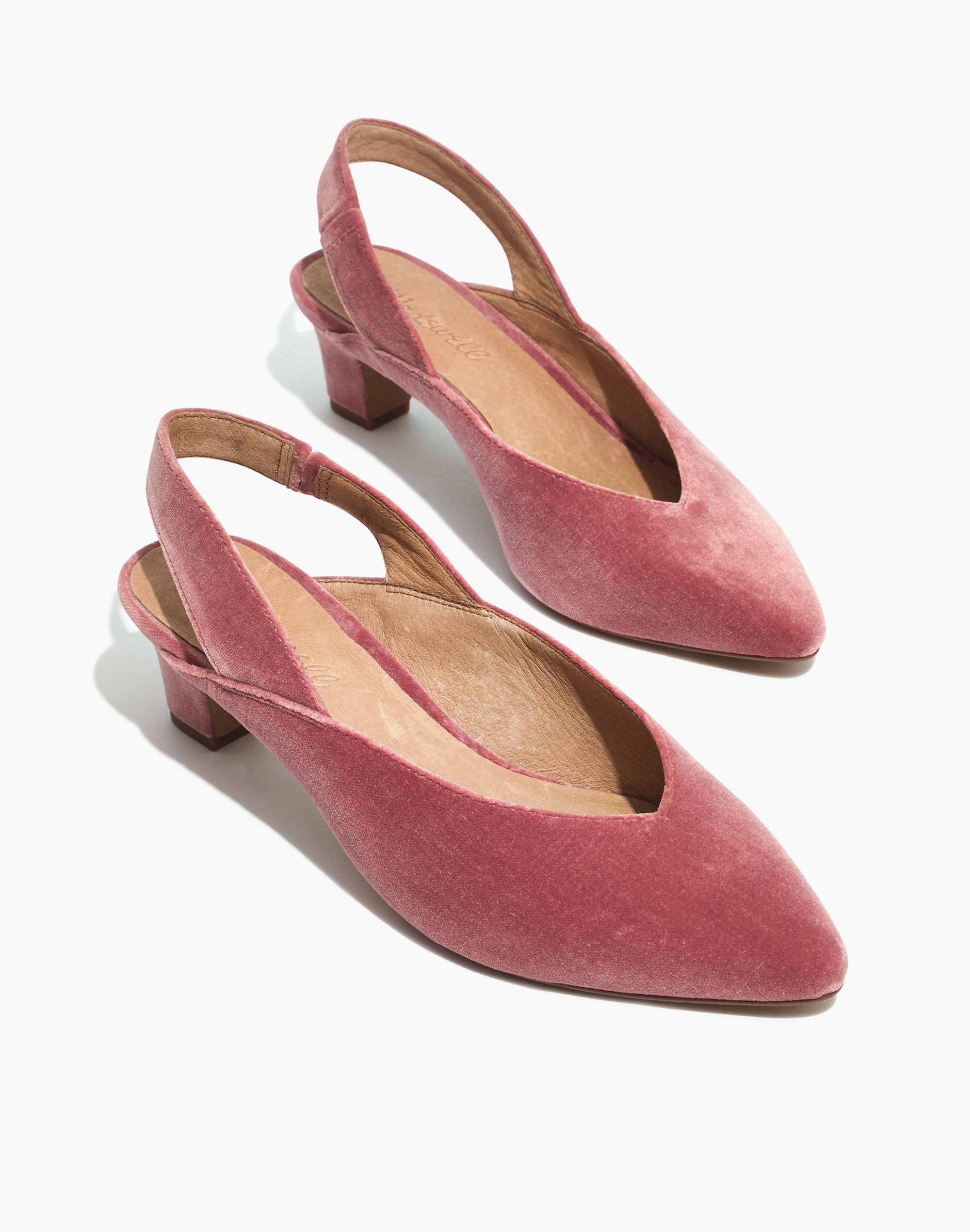 The Etta Slingback Pump in Velvet
