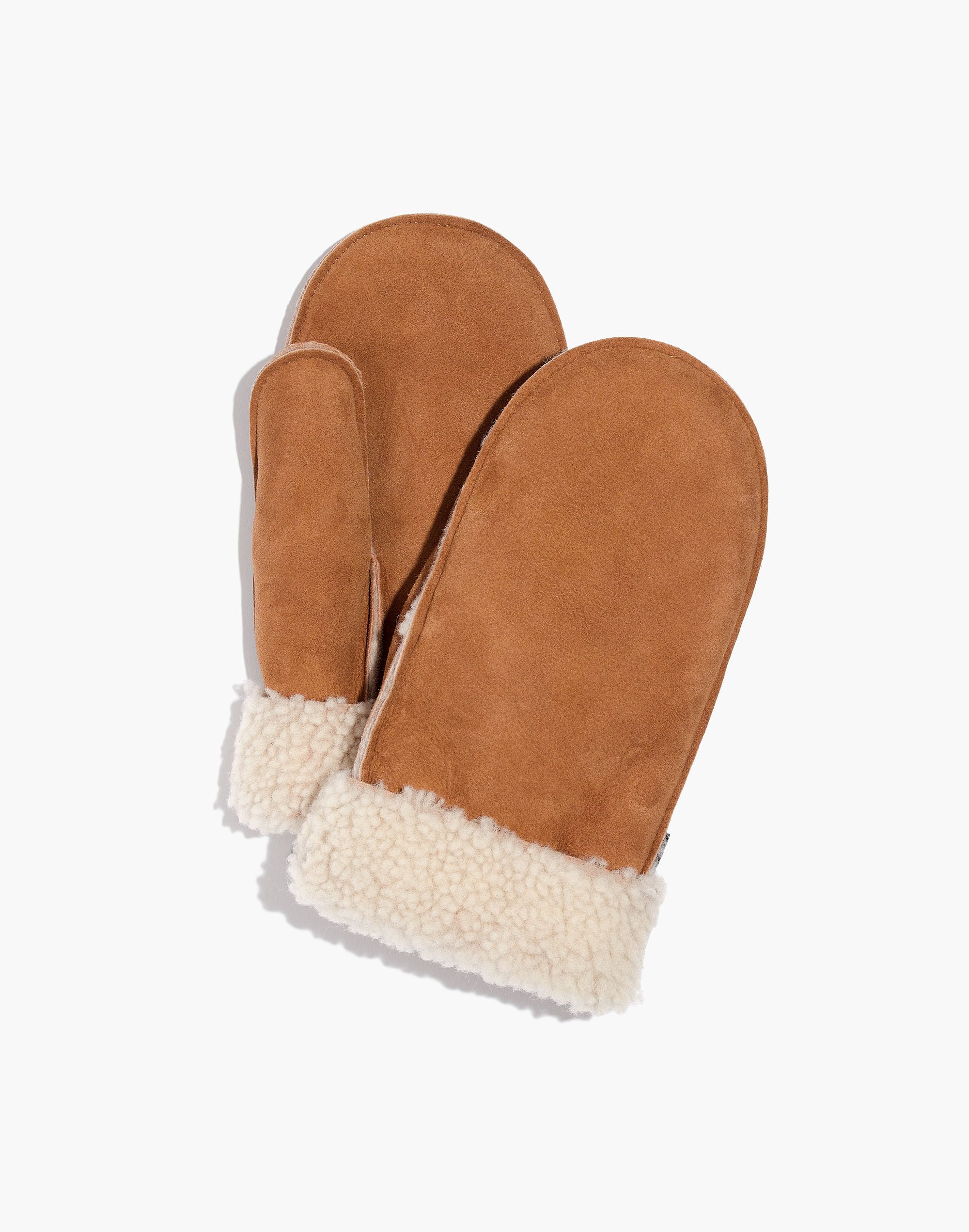 madewell x owen barry&trade; shearling mittens