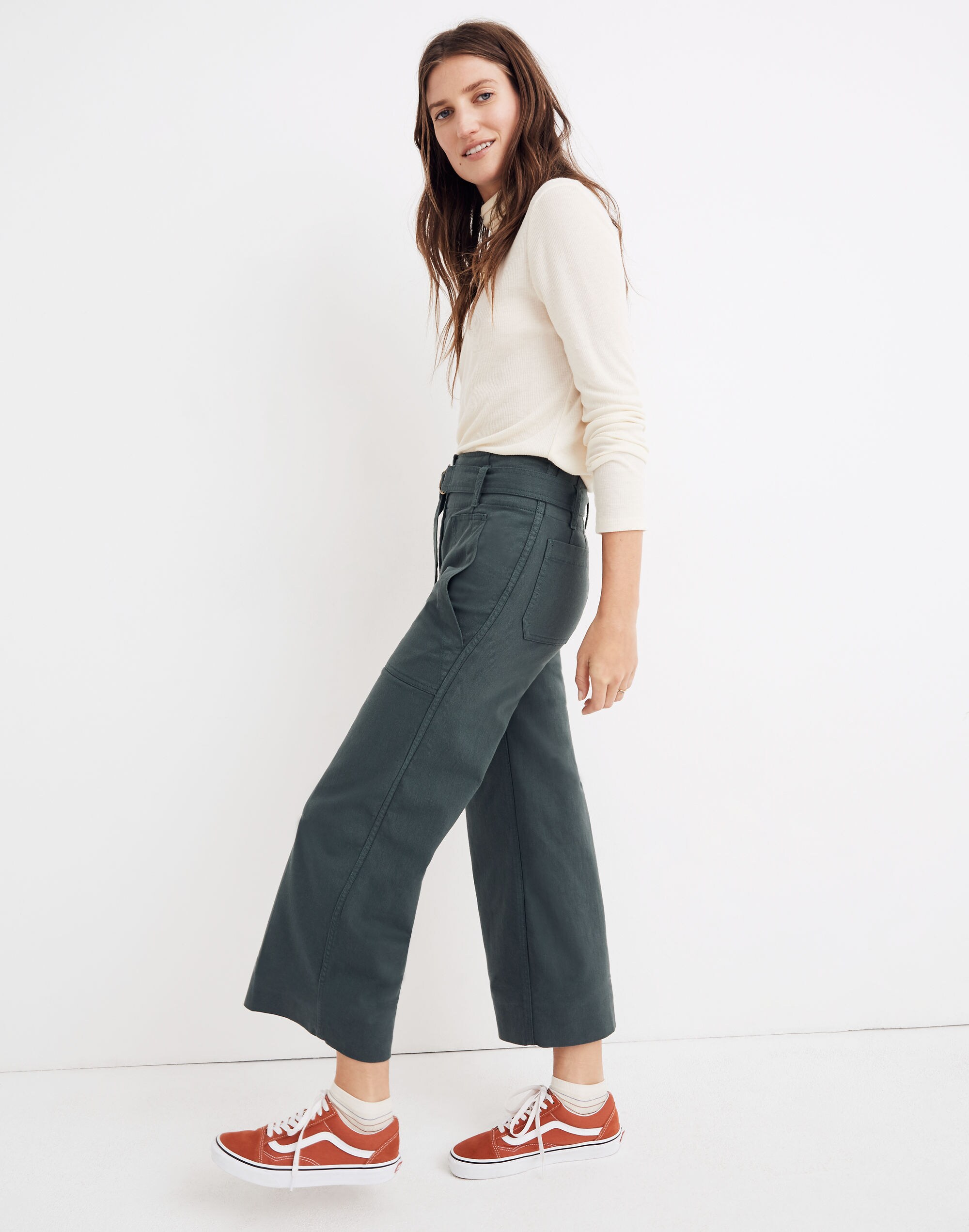 Utility Wide-Leg Pants