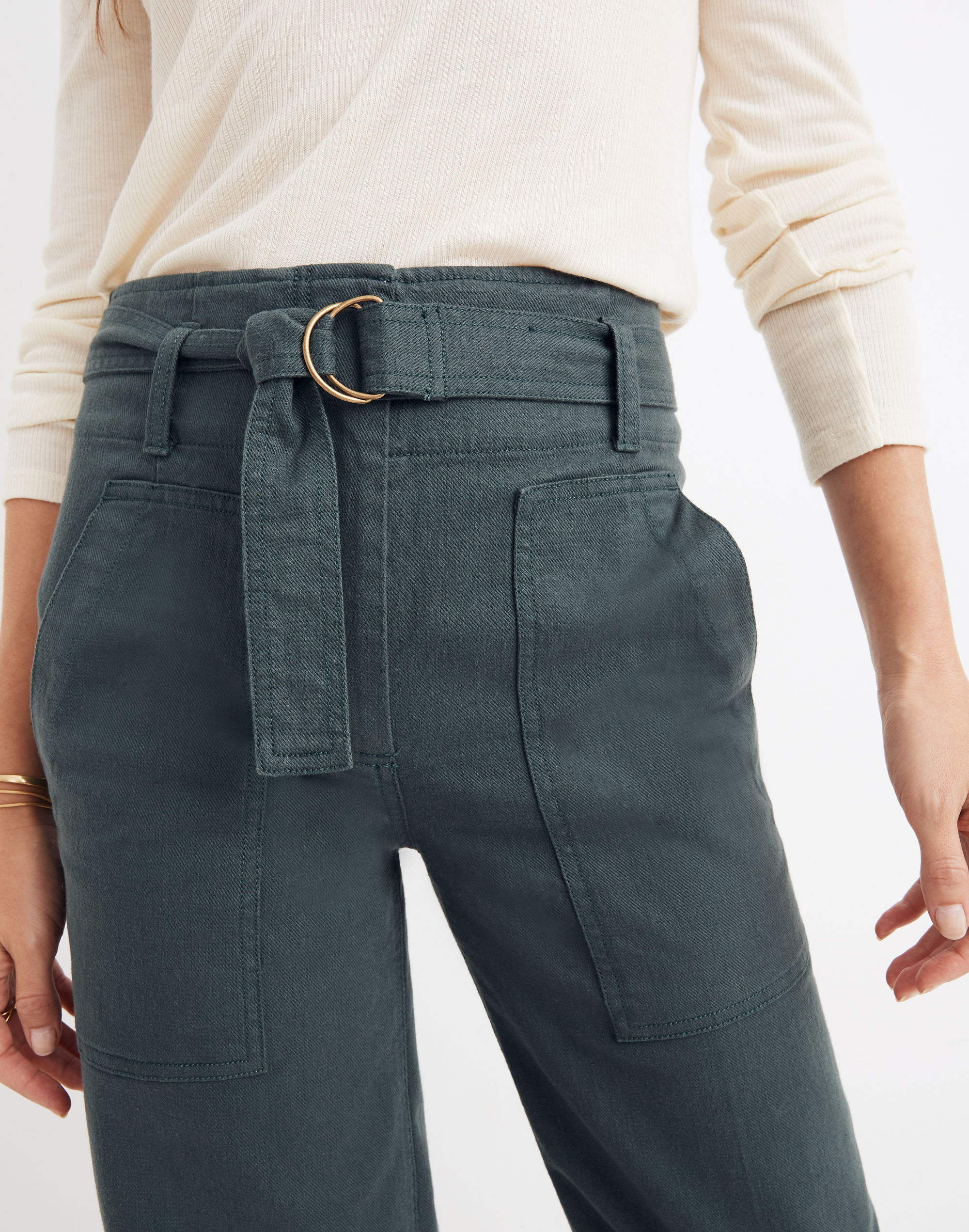 Utility Wide-Leg Pants