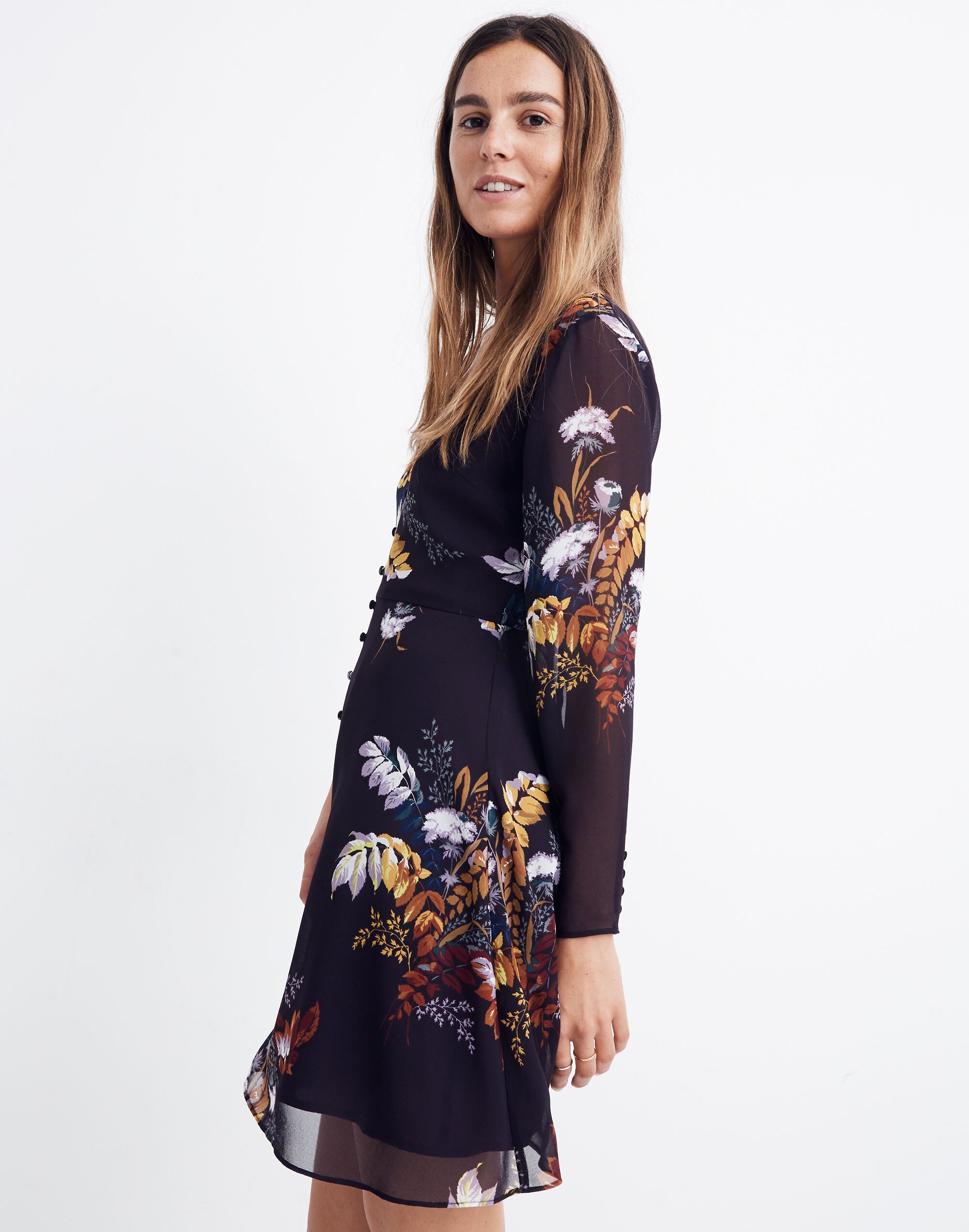 Lilyblossom Button-Front Dress in Blooming Oasis