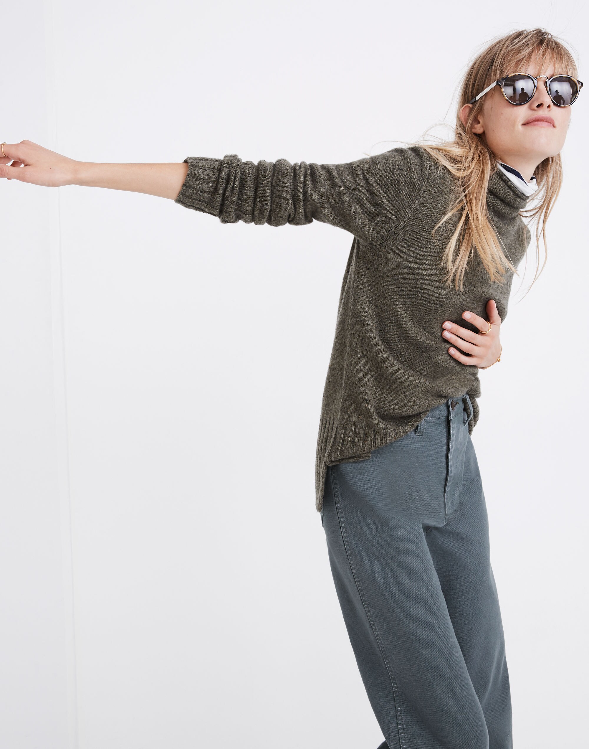 Donegal Inland Turtleneck Sweater in Coziest Yarn