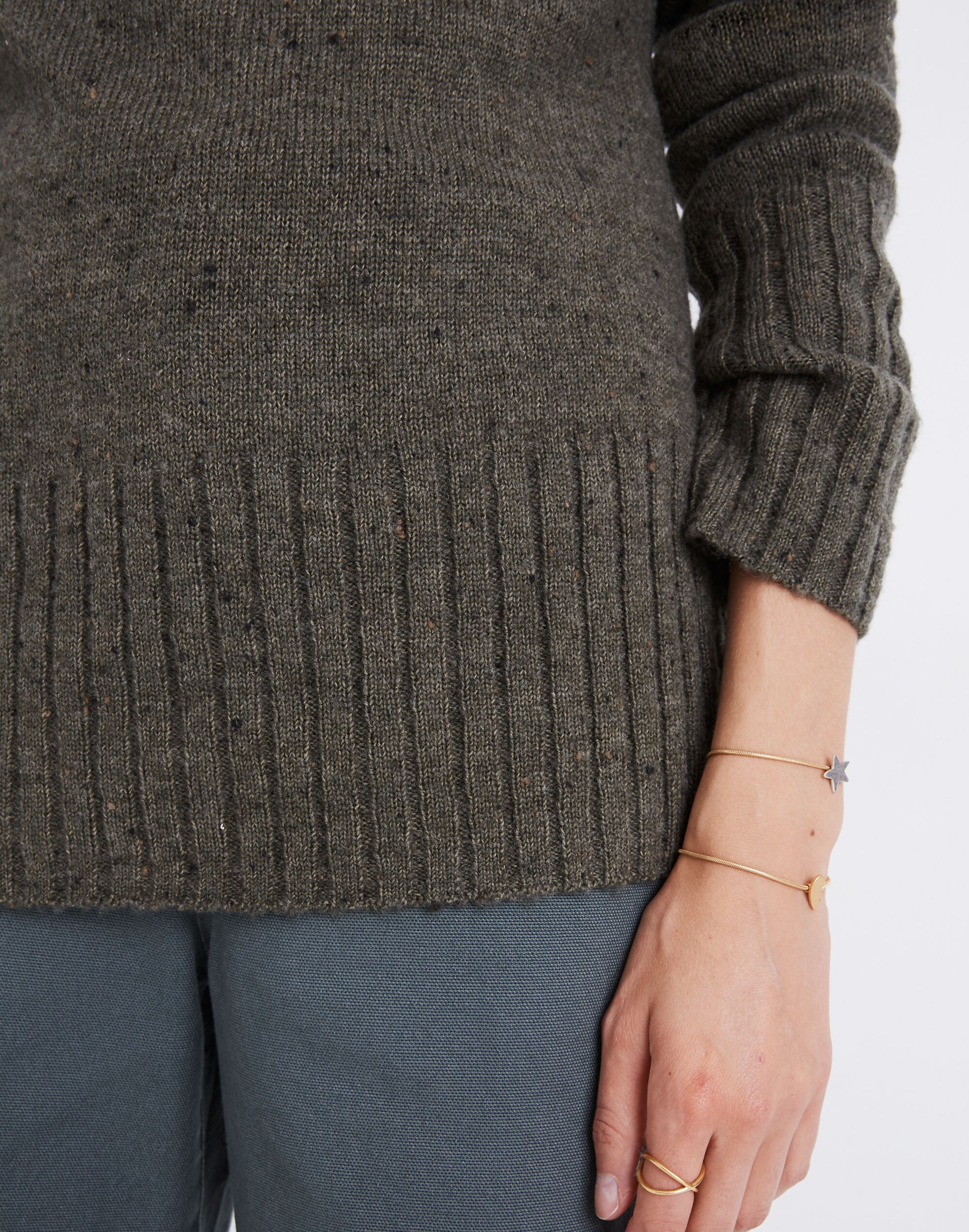 Donegal Inland Turtleneck Sweater in Coziest Yarn