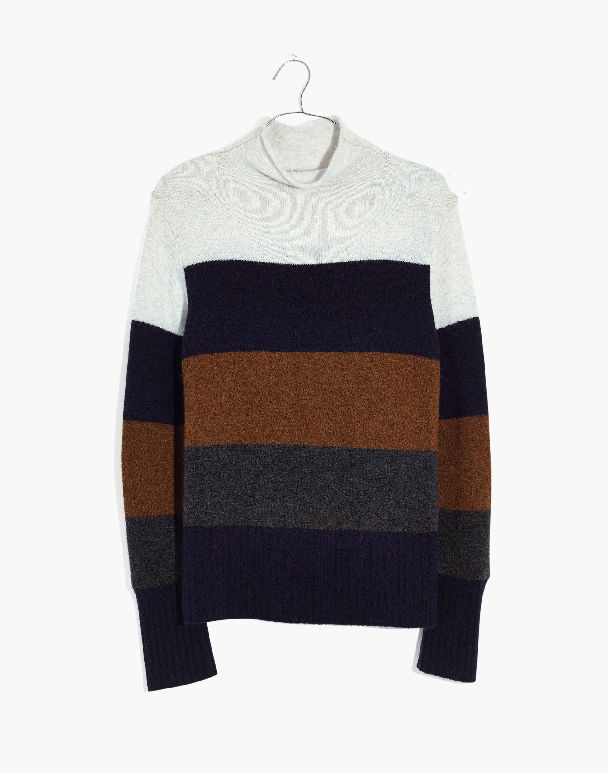 Inland Striped Turtleneck Sweater in Coziest Yarn