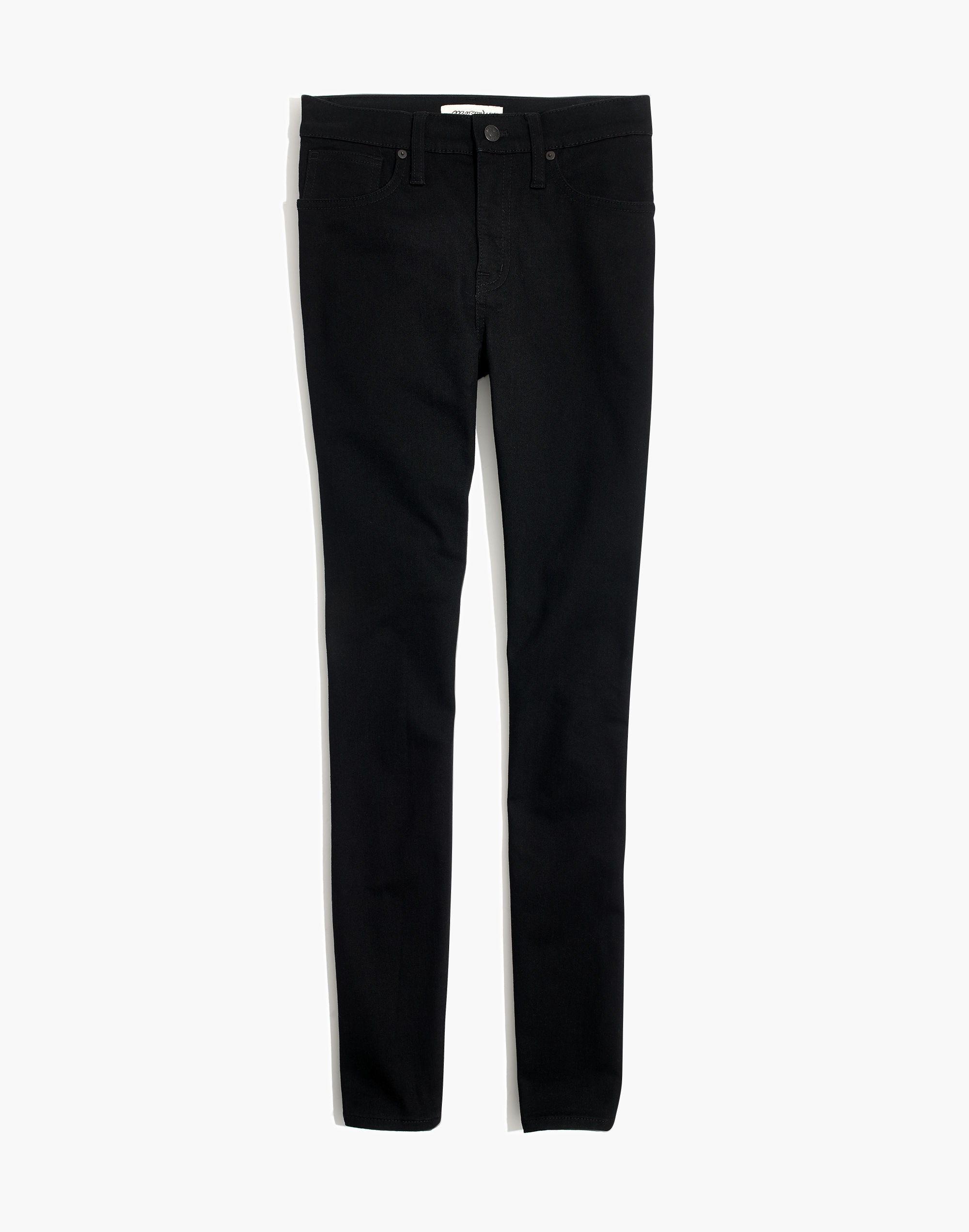 Tall 9" Mid-Rise Skinny Jeans in Black Frost: THERMOLITE&reg; Edition