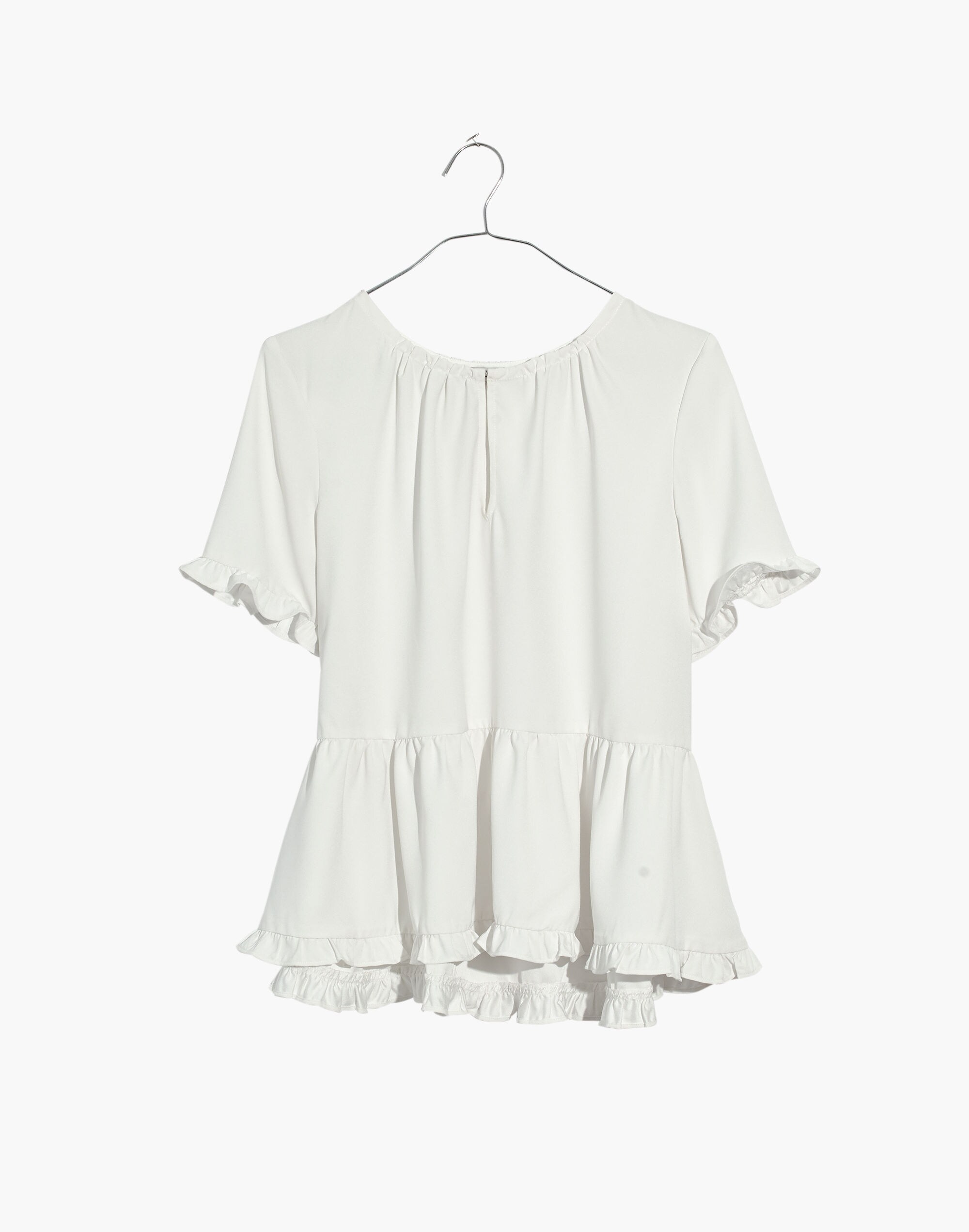Stanza Ruffle-Hem Top