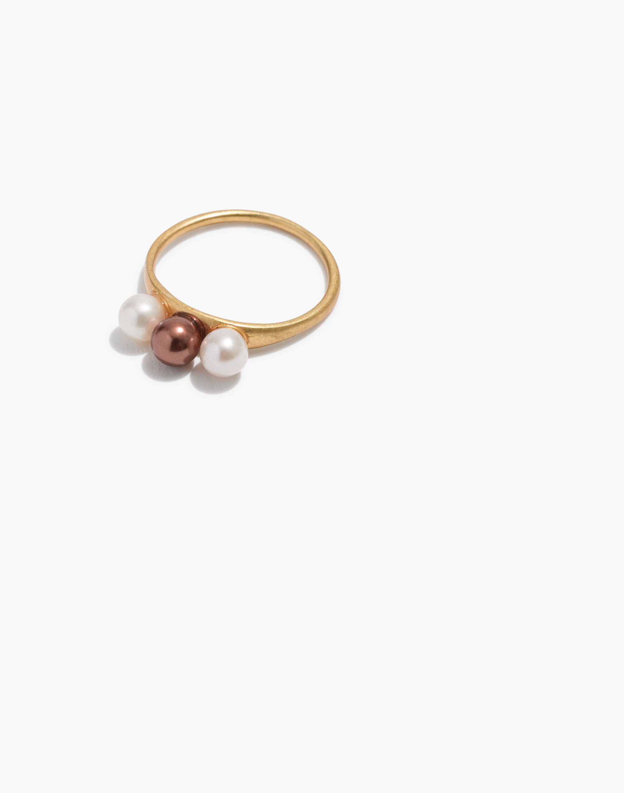 Triple Pearl Ring