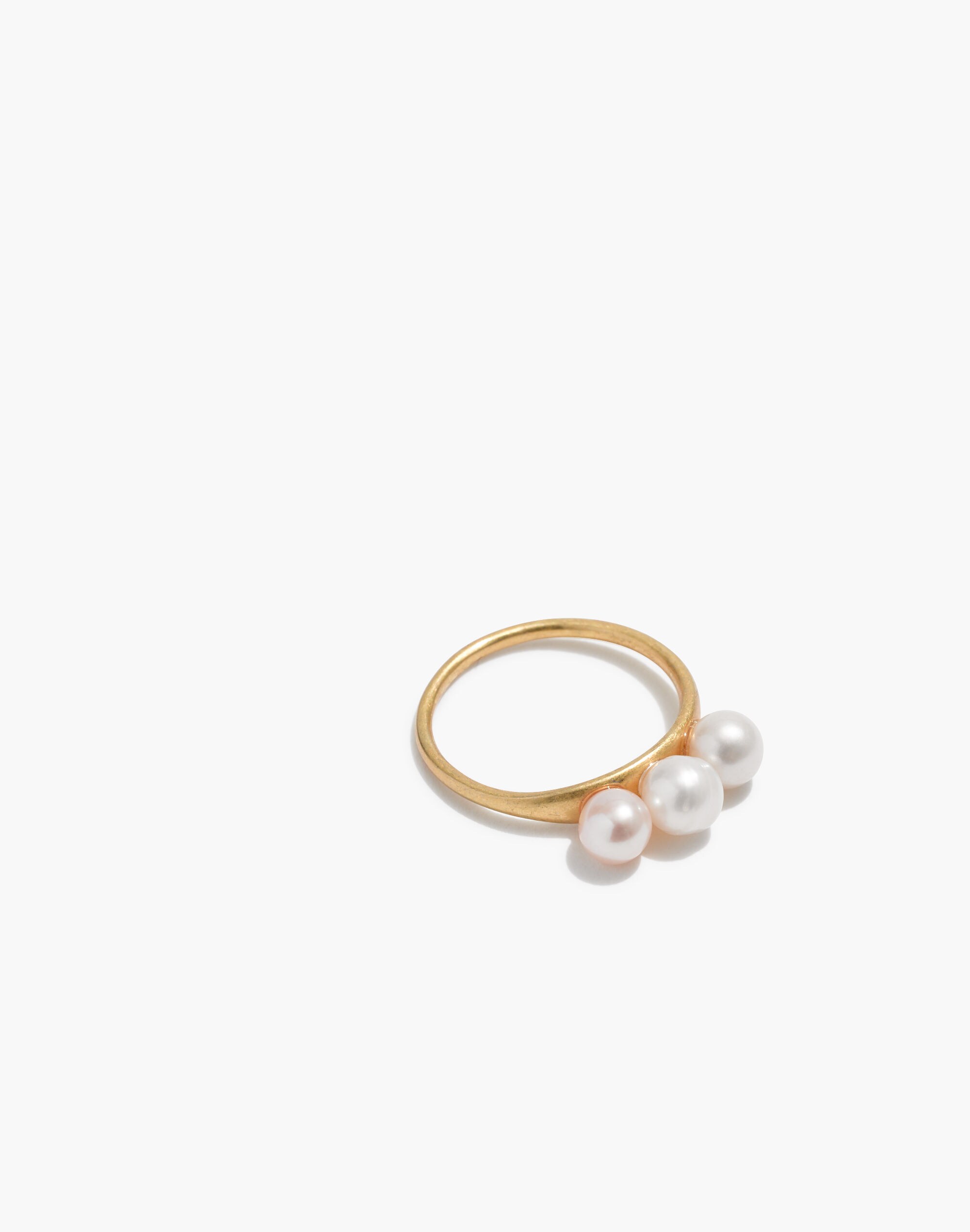 Triple Pearl Ring